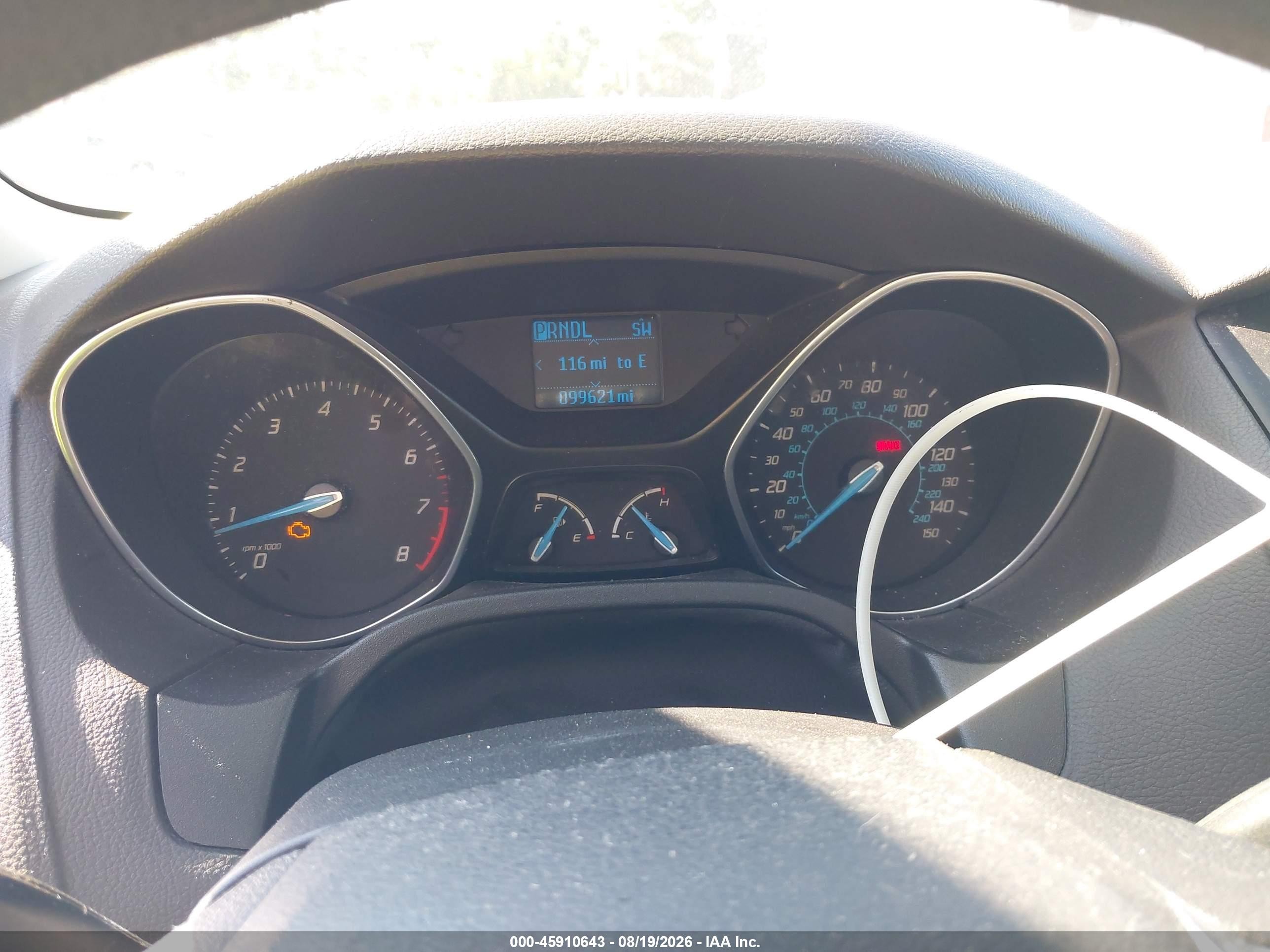 2012 Ford Focus Se Blue vin: 1FAHP3F29CL149248