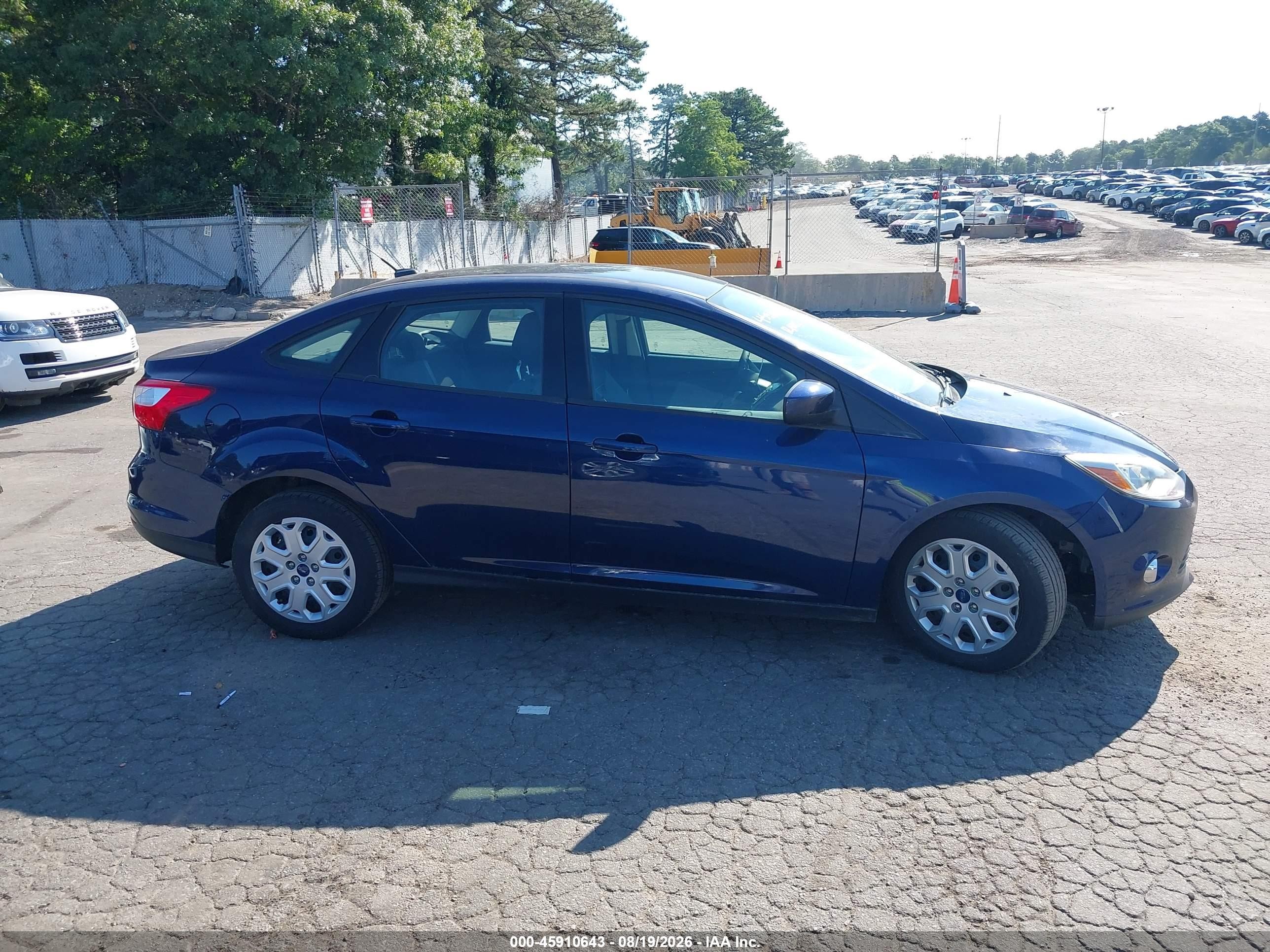 2012 Ford Focus Se Blue vin: 1FAHP3F29CL149248