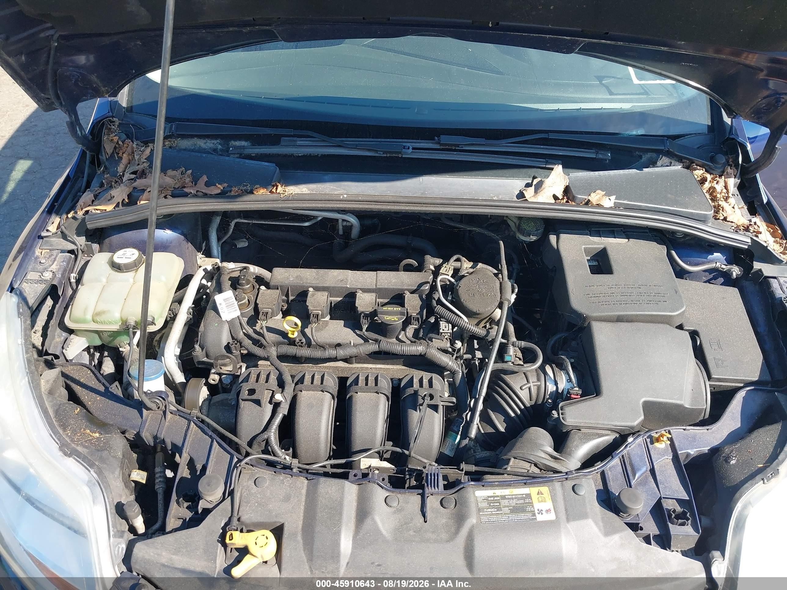 2012 Ford Focus Se Blue vin: 1FAHP3F29CL149248
