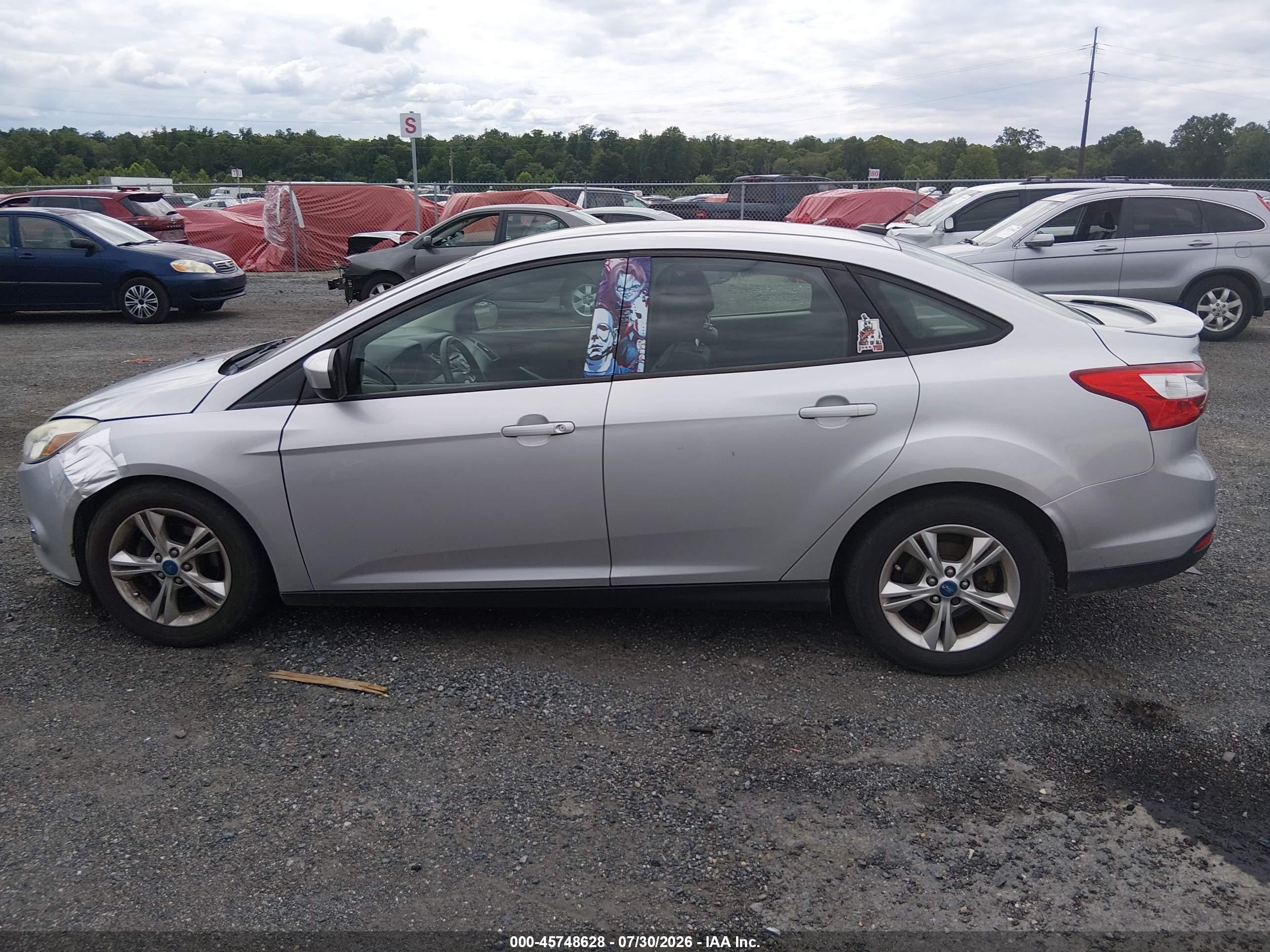 2012 Ford Focus Se Silver vin: 1FAHP3F29CL150237