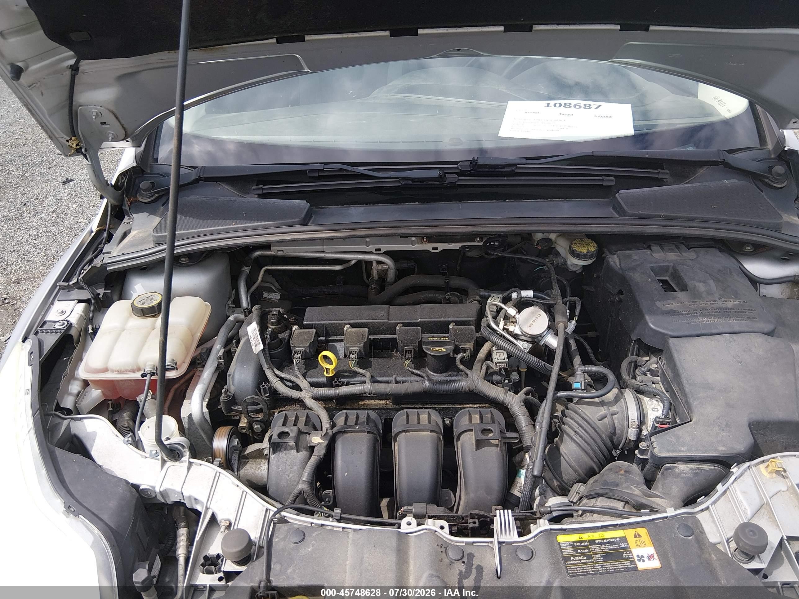 2012 Ford Focus Se Silver vin: 1FAHP3F29CL150237