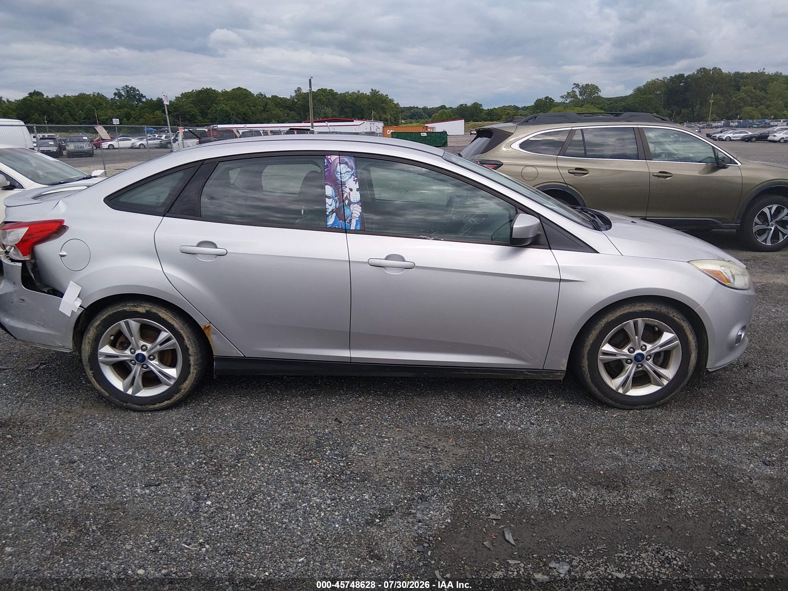 2012 Ford Focus Se Silver vin: 1FAHP3F29CL150237