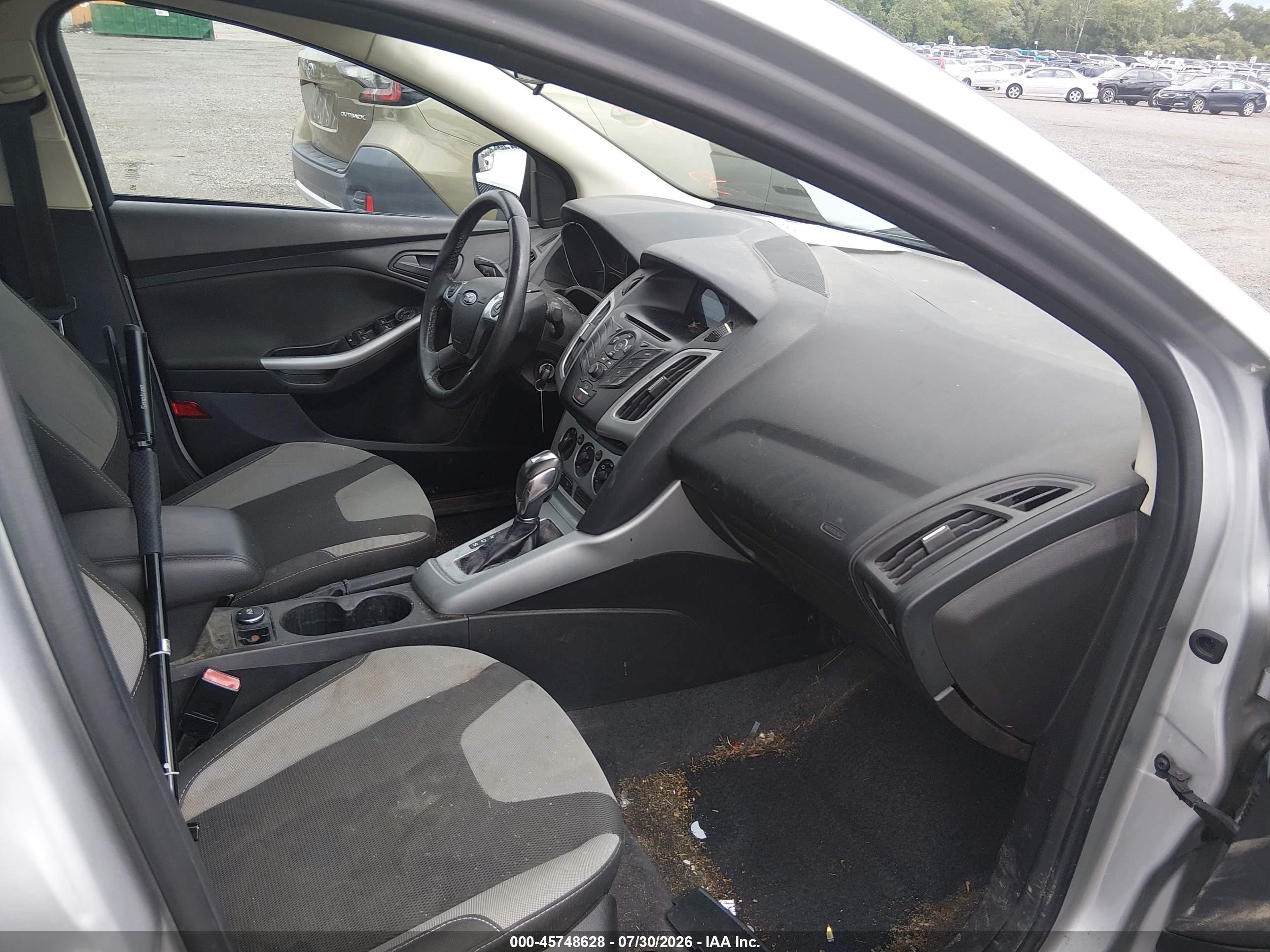 2012 Ford Focus Se Silver vin: 1FAHP3F29CL150237
