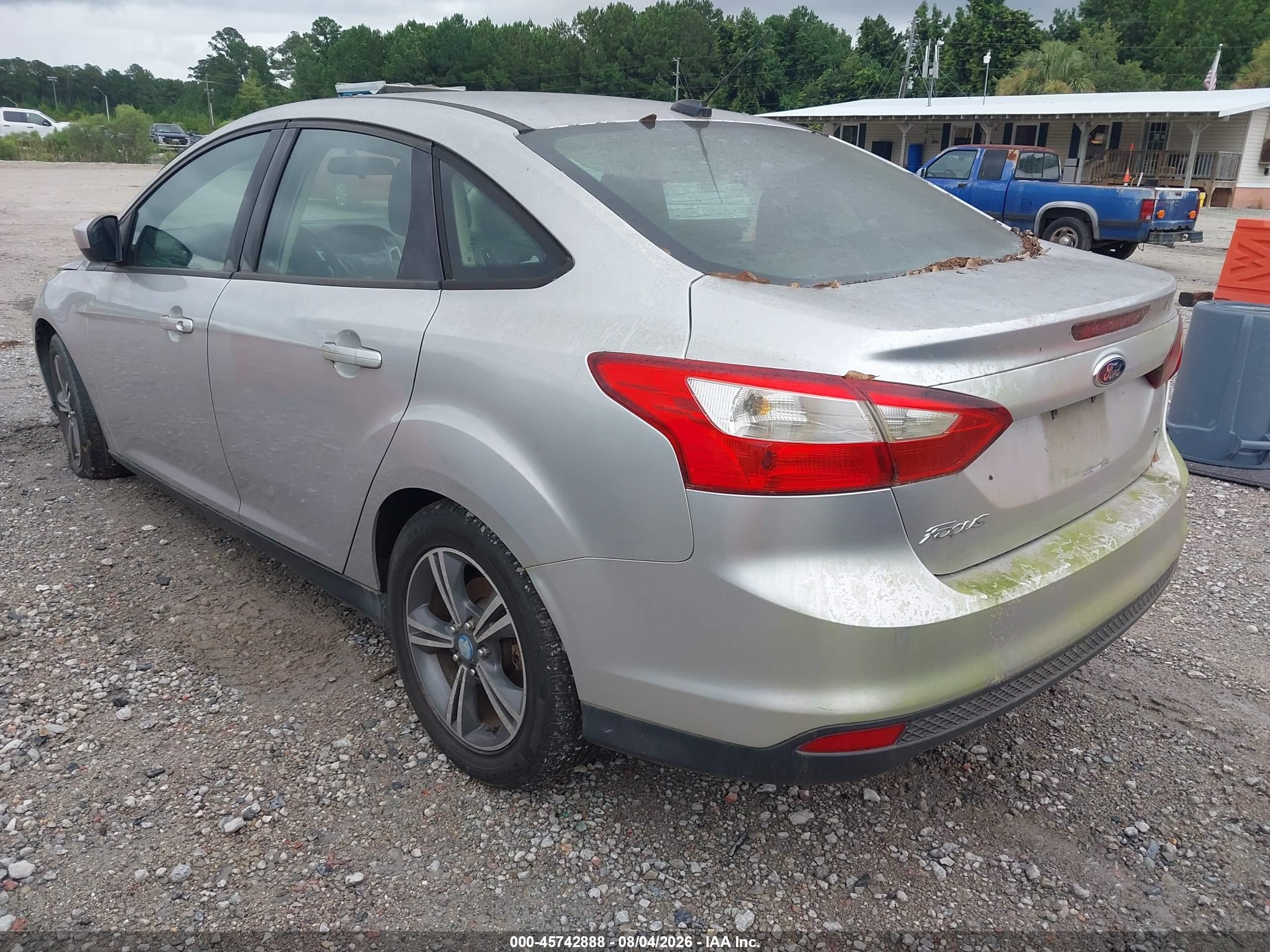 2012 Ford Focus Se Silver vin: 1FAHP3F29CL193721