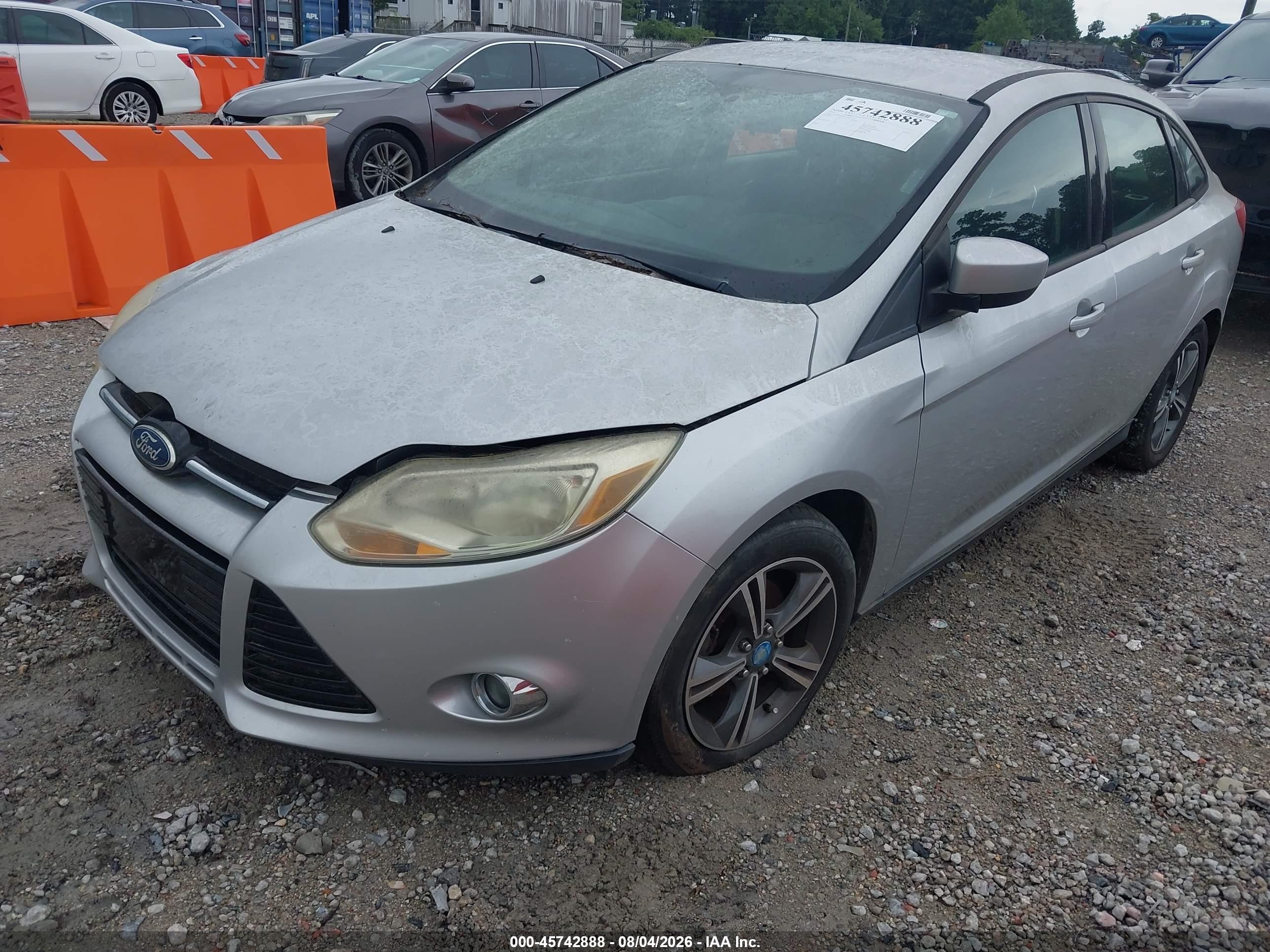 2012 Ford Focus Se Silver vin: 1FAHP3F29CL193721