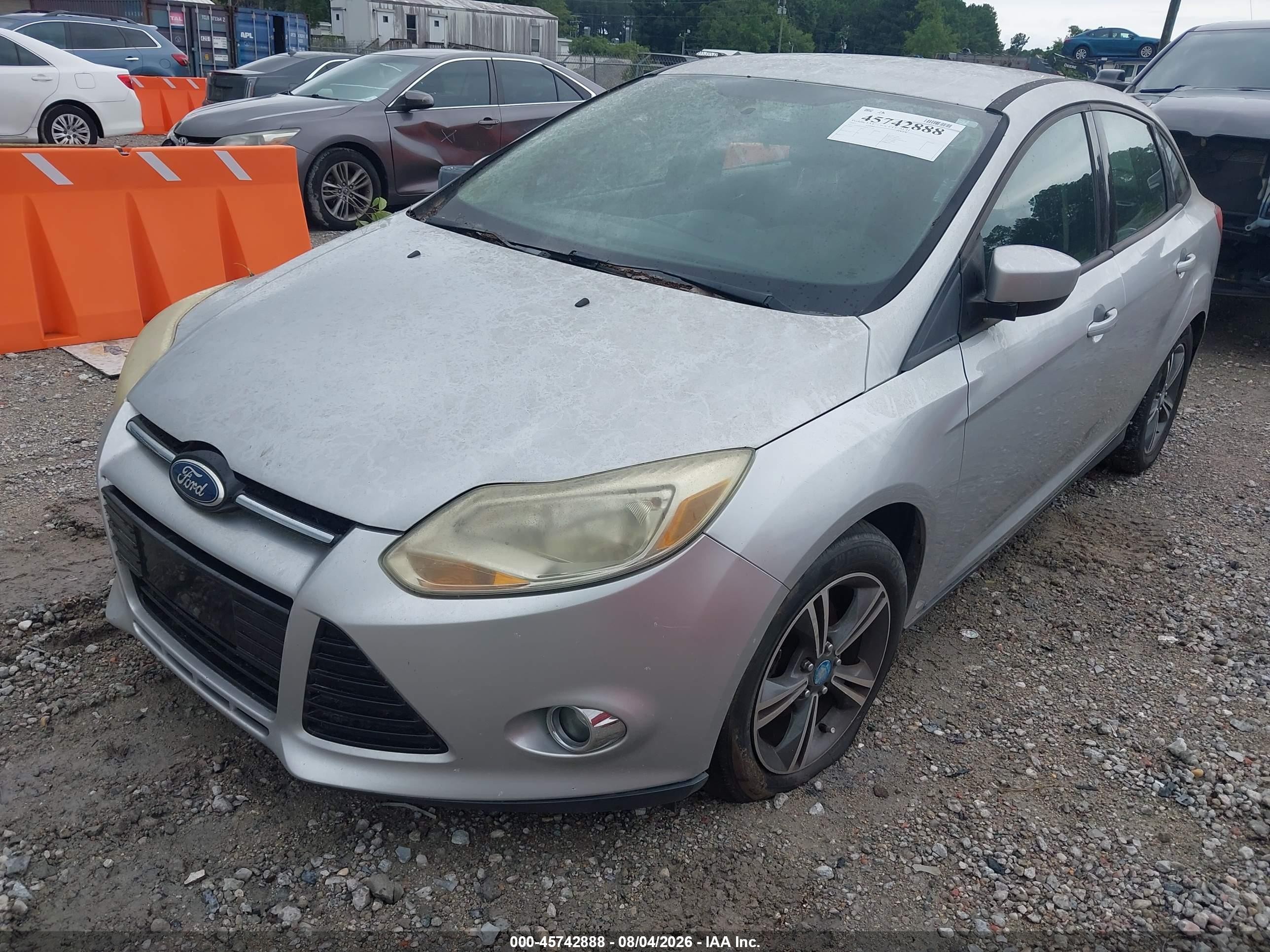 2012 Ford Focus Se Silver vin: 1FAHP3F29CL193721