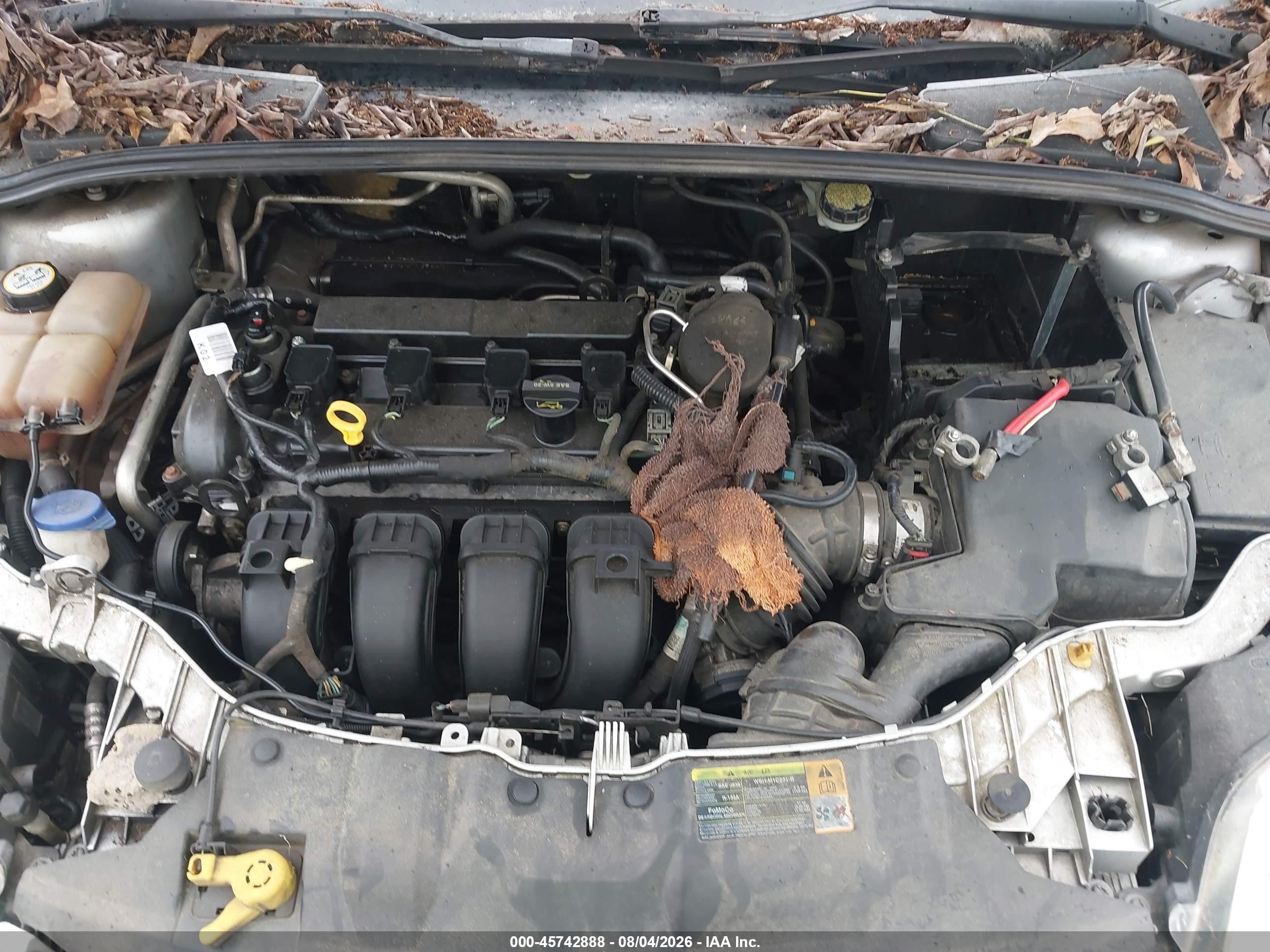 2012 Ford Focus Se Silver vin: 1FAHP3F29CL193721