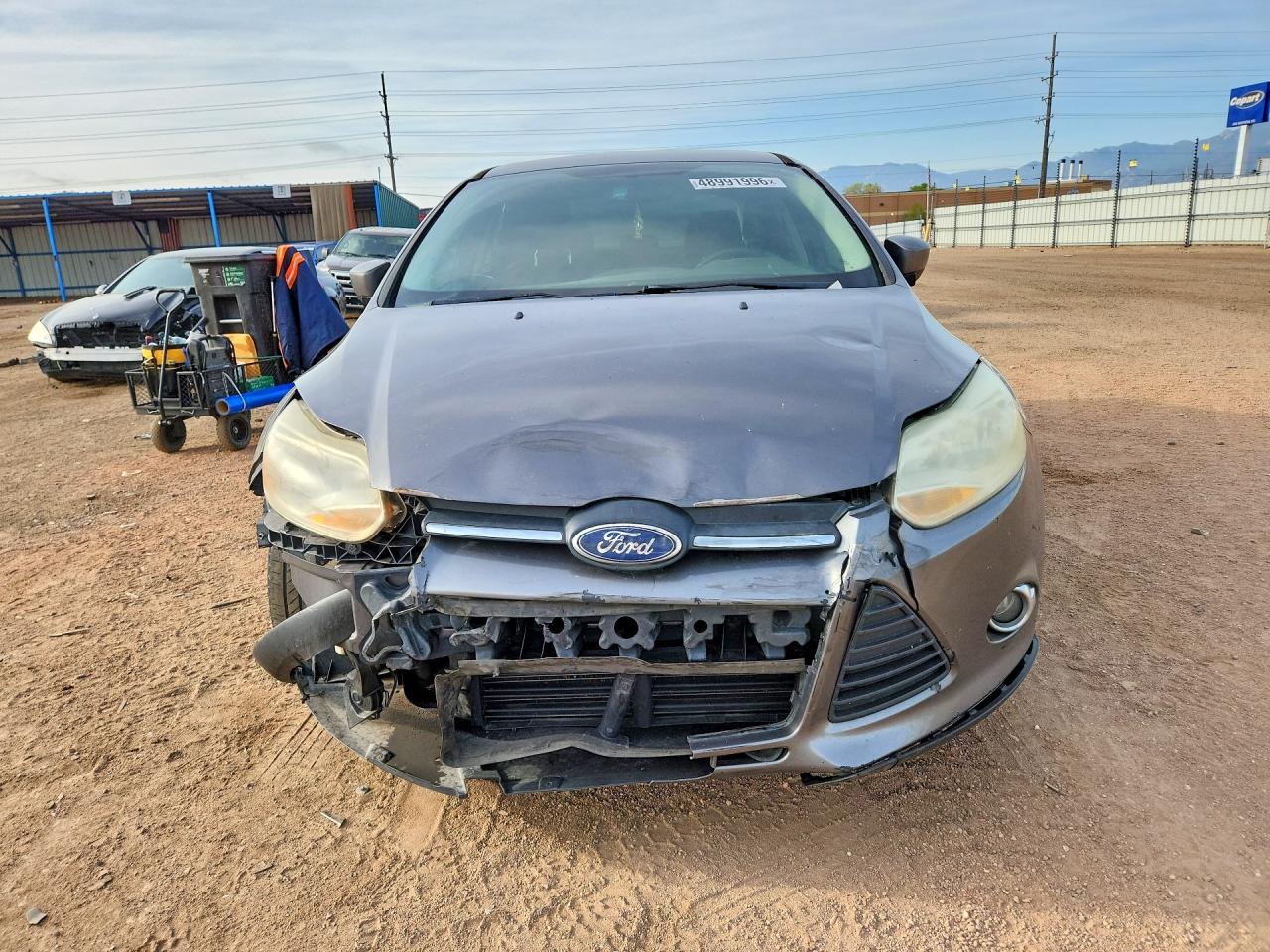 2012 Ford Focus Se Gray vin: 1FAHP3F29CL211635