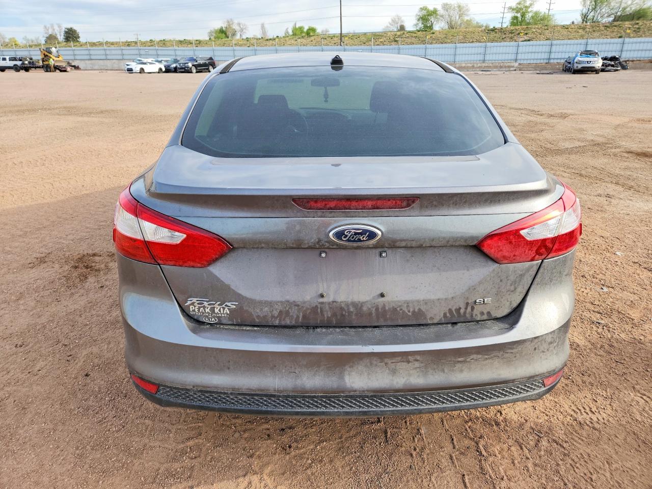 2012 Ford Focus Se Gray vin: 1FAHP3F29CL211635