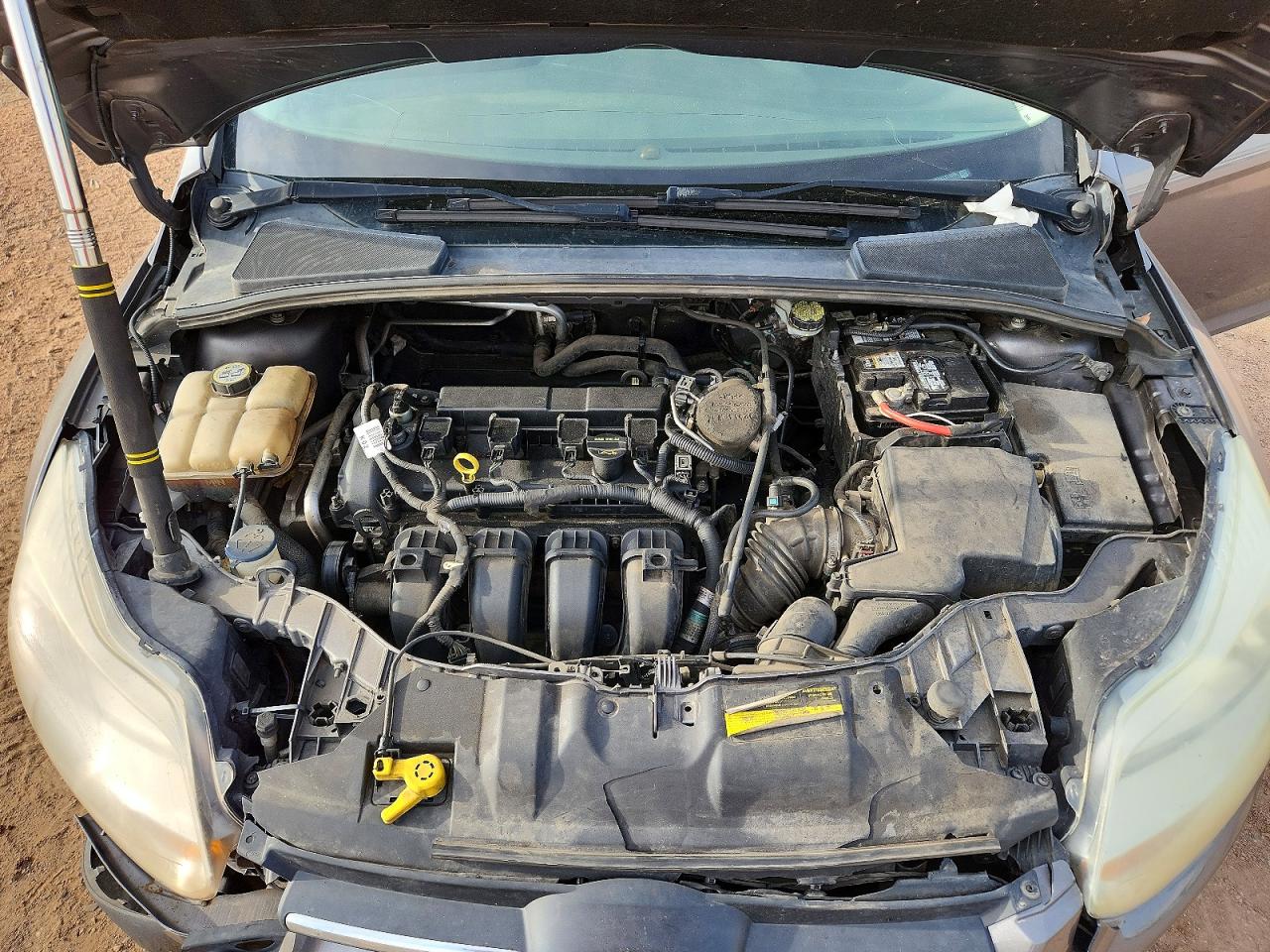2012 Ford Focus Se Gray vin: 1FAHP3F29CL211635