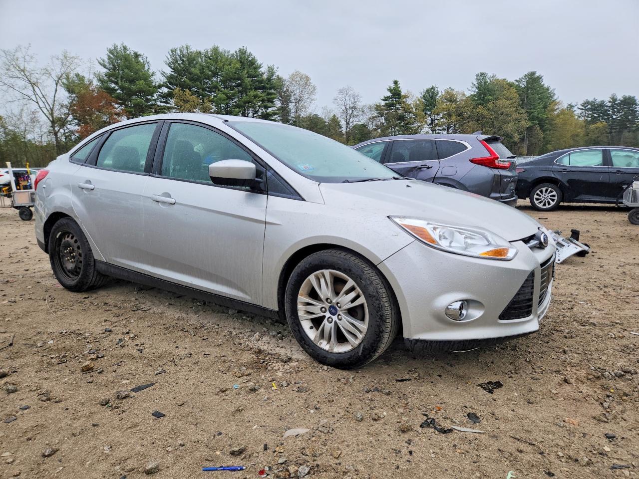 2012 Ford Focus Se Silver vin: 1FAHP3F29CL212977