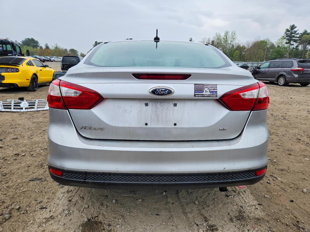 2012 Ford Focus Se Silver vin: 1FAHP3F29CL212977