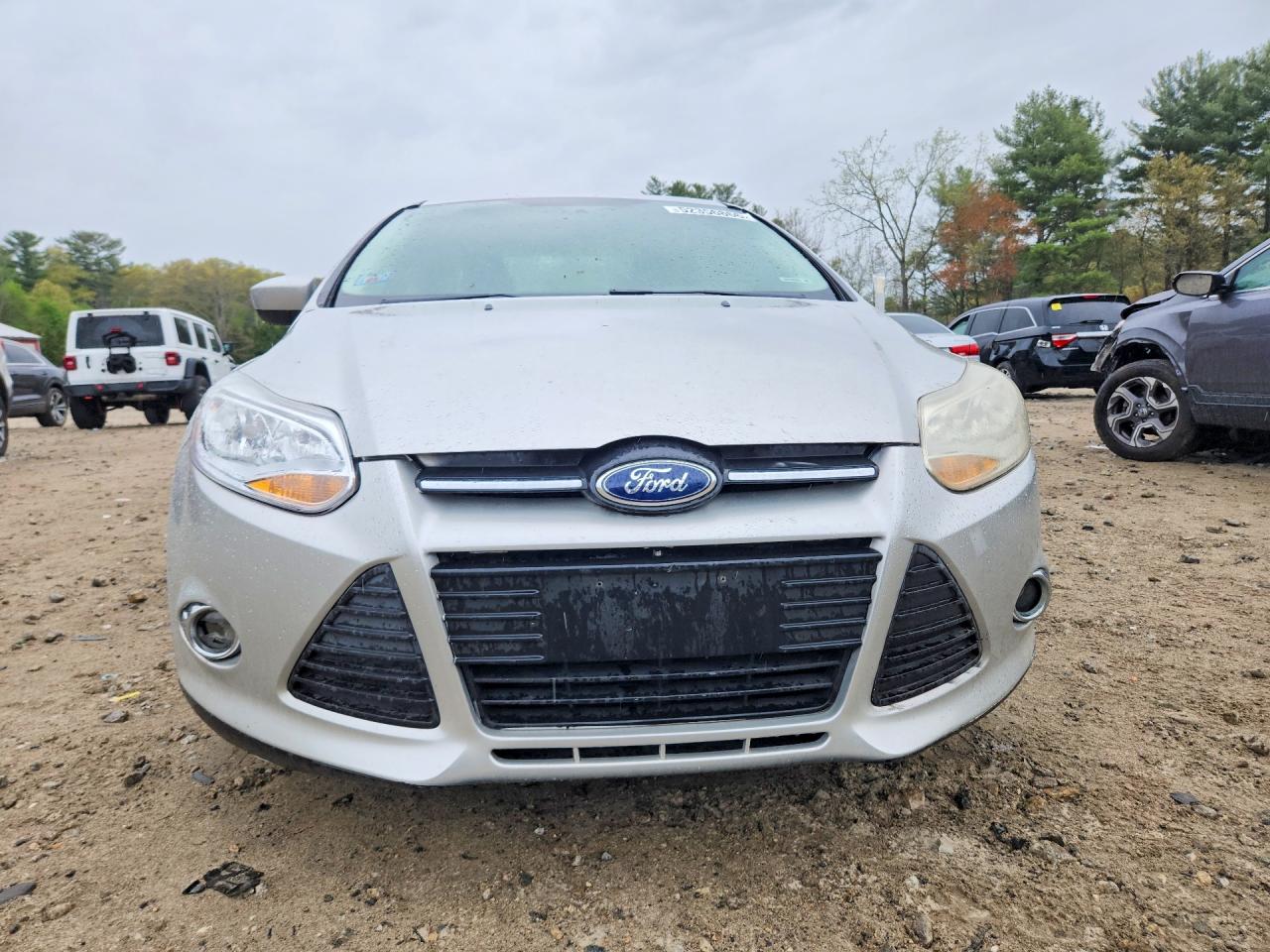 2012 Ford Focus Se Silver vin: 1FAHP3F29CL212977
