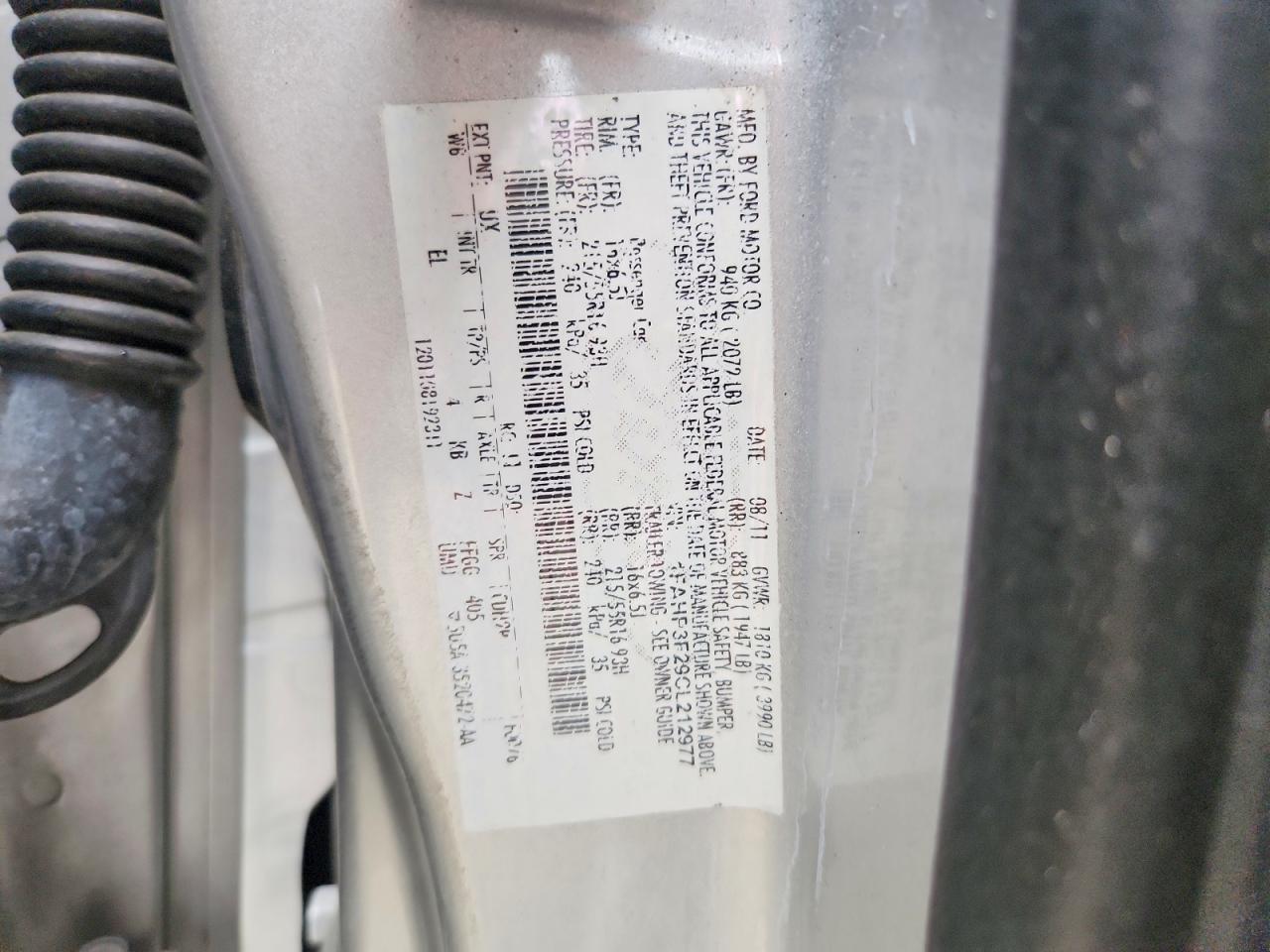 2012 Ford Focus Se Silver vin: 1FAHP3F29CL212977