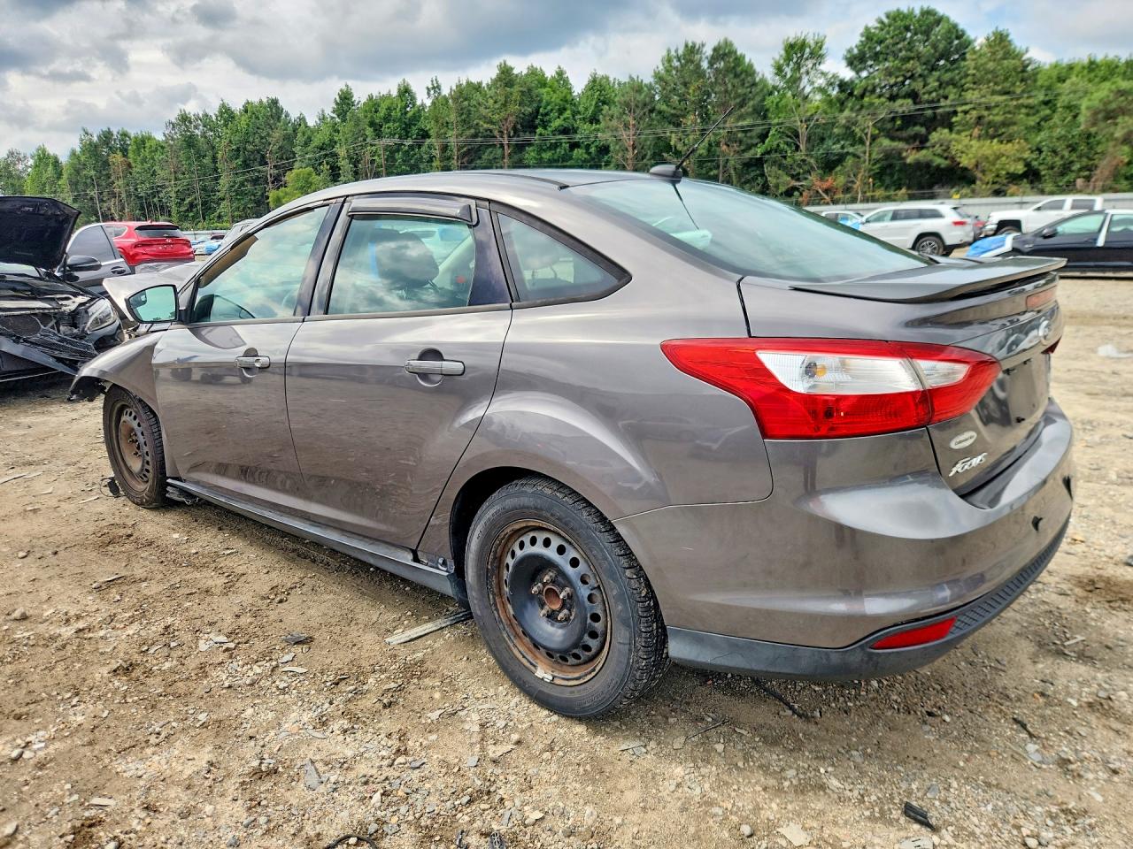 2012 Ford Focus Se Gray vin: 1FAHP3F29CL225387