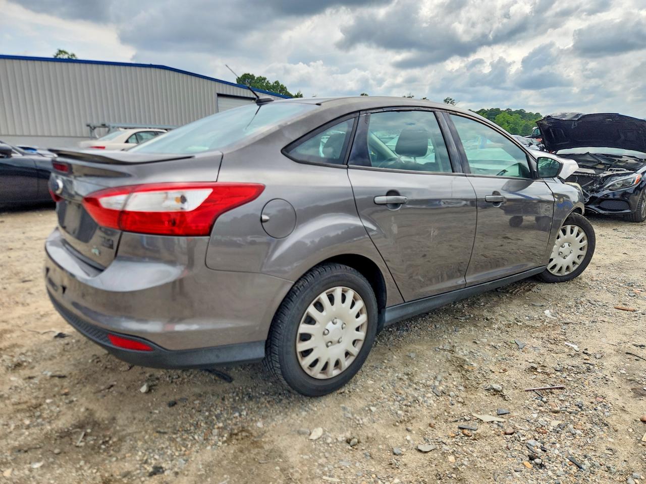 2012 Ford Focus Se Gray vin: 1FAHP3F29CL225387