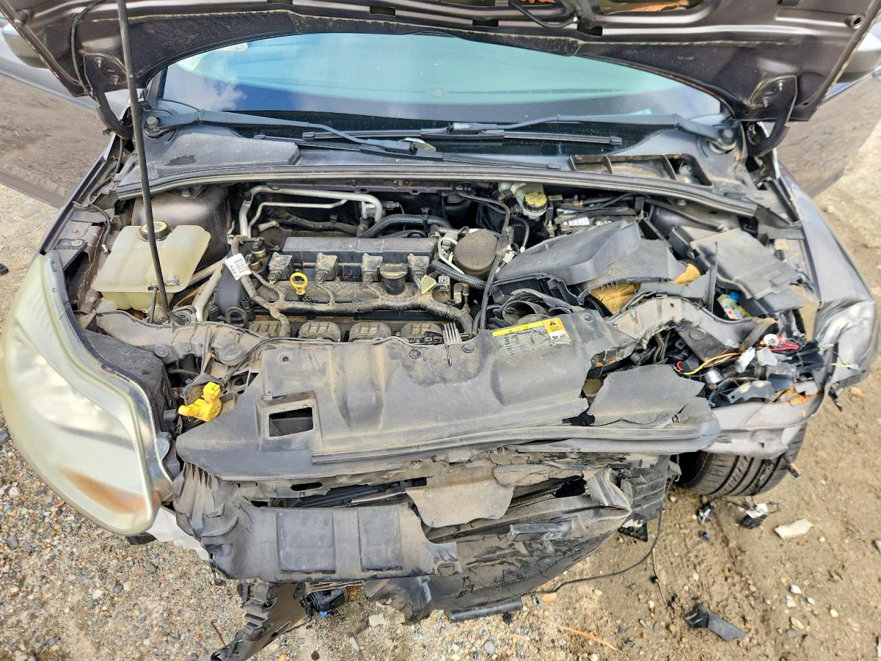2012 Ford Focus Se Gray vin: 1FAHP3F29CL225387