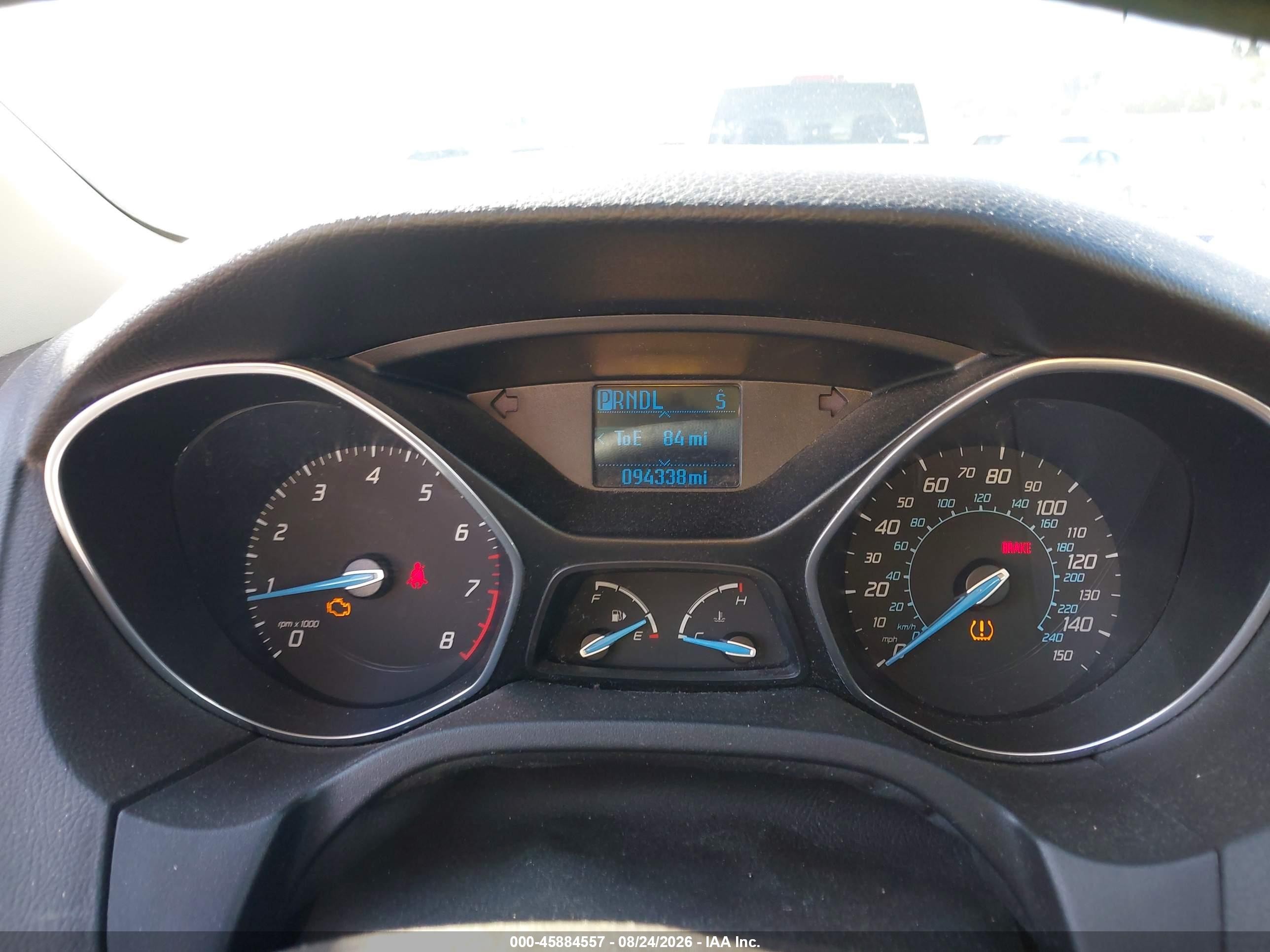 2012 Ford Focus Se Blue vin: 1FAHP3F29CL243162