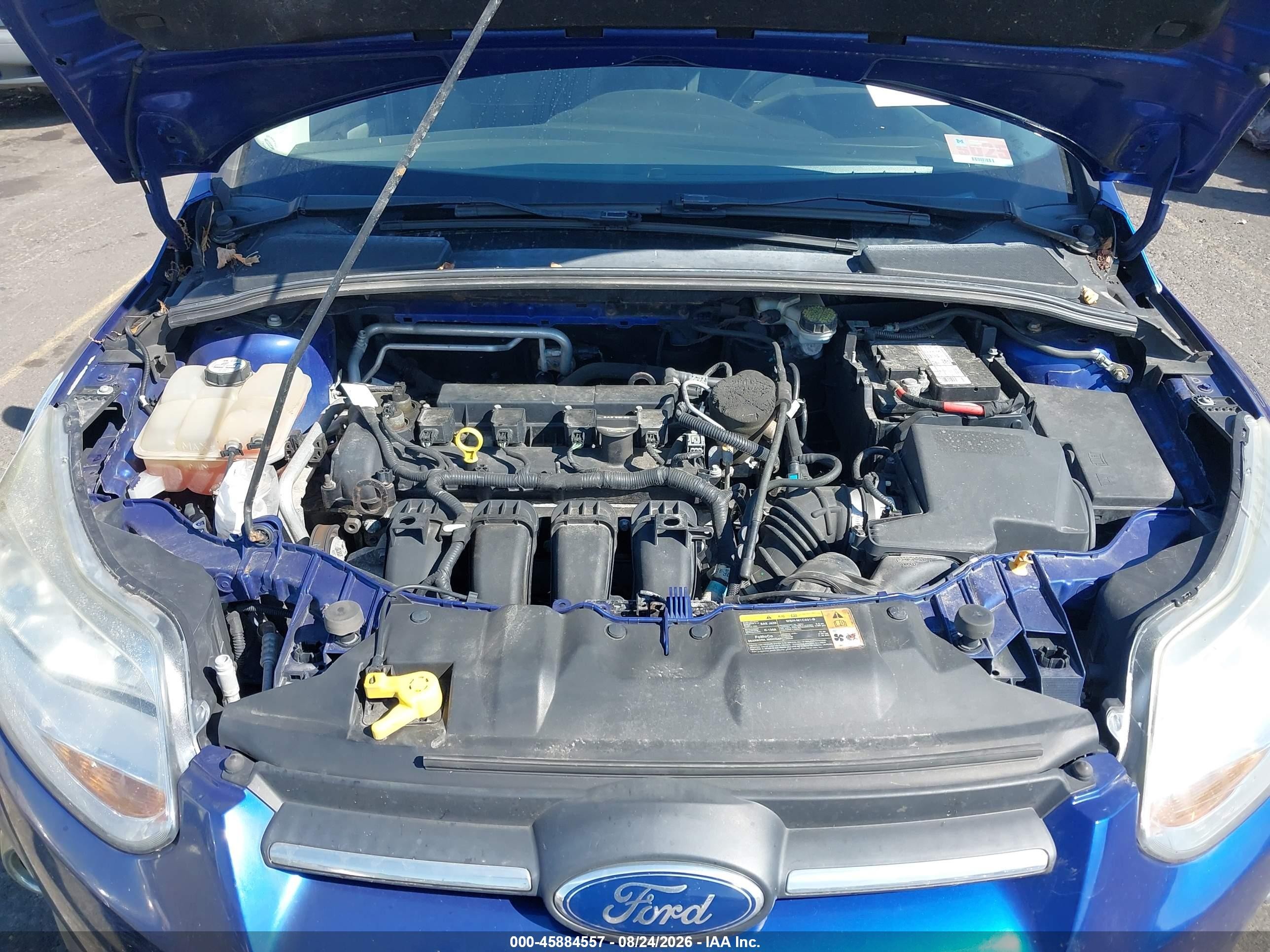 2012 Ford Focus Se Blue vin: 1FAHP3F29CL243162
