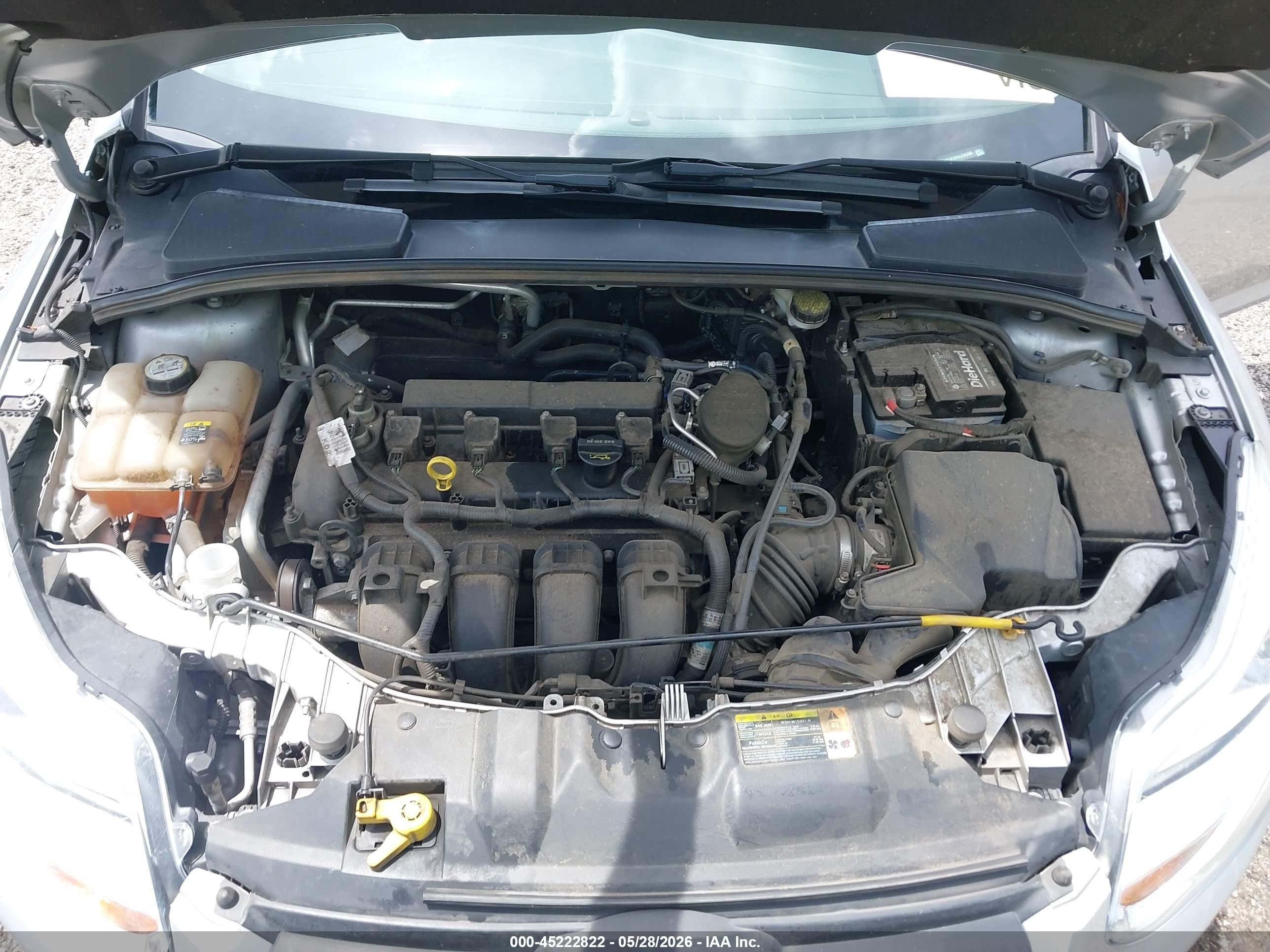 2012 Ford Focus Se Silver vin: 1FAHP3F29CL254288