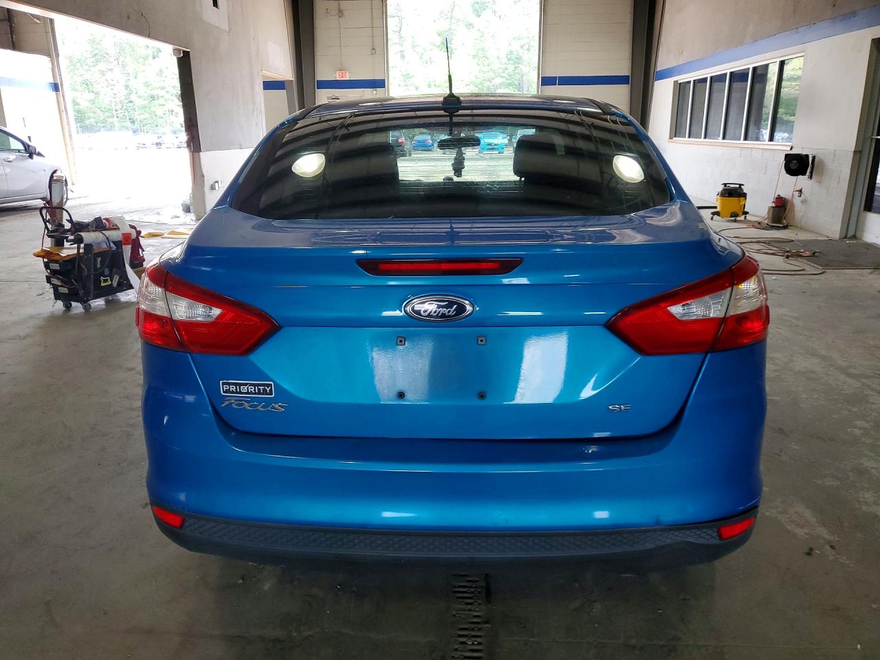 2012 Ford Focus Se Blue vin: 1FAHP3F29CL271270