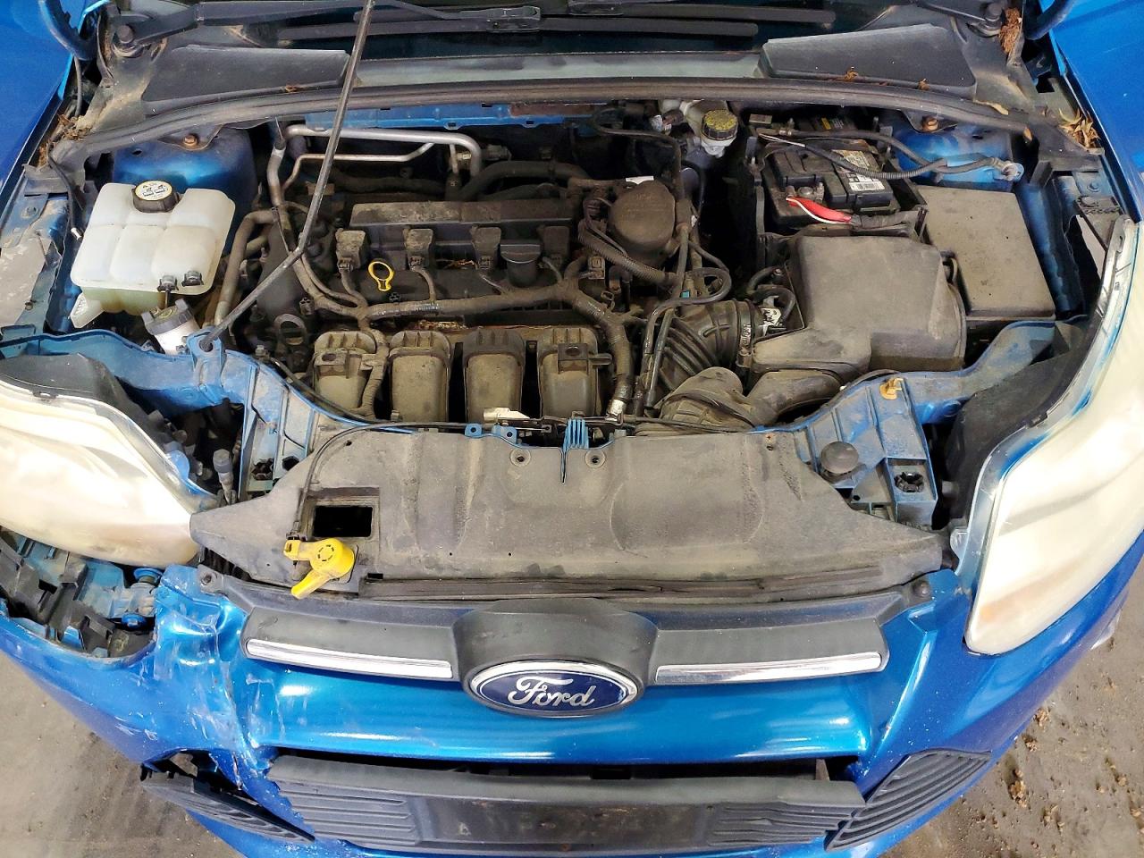 2012 Ford Focus Se Blue vin: 1FAHP3F29CL271270