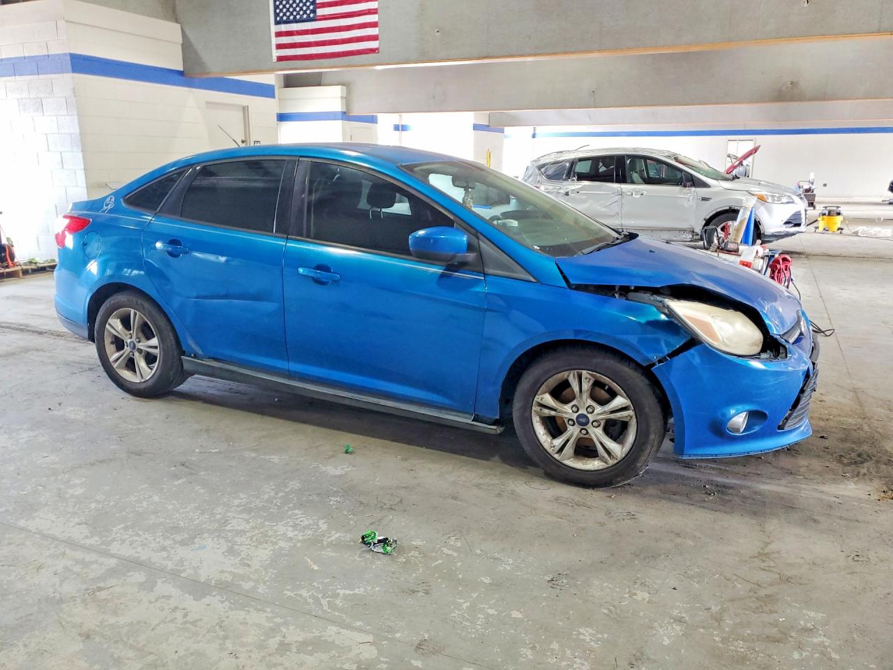 2012 Ford Focus Se Blue vin: 1FAHP3F29CL271270