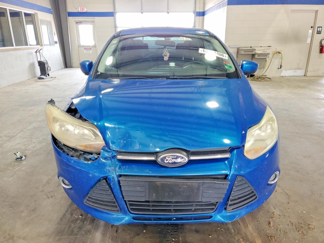 2012 Ford Focus Se Blue vin: 1FAHP3F29CL271270