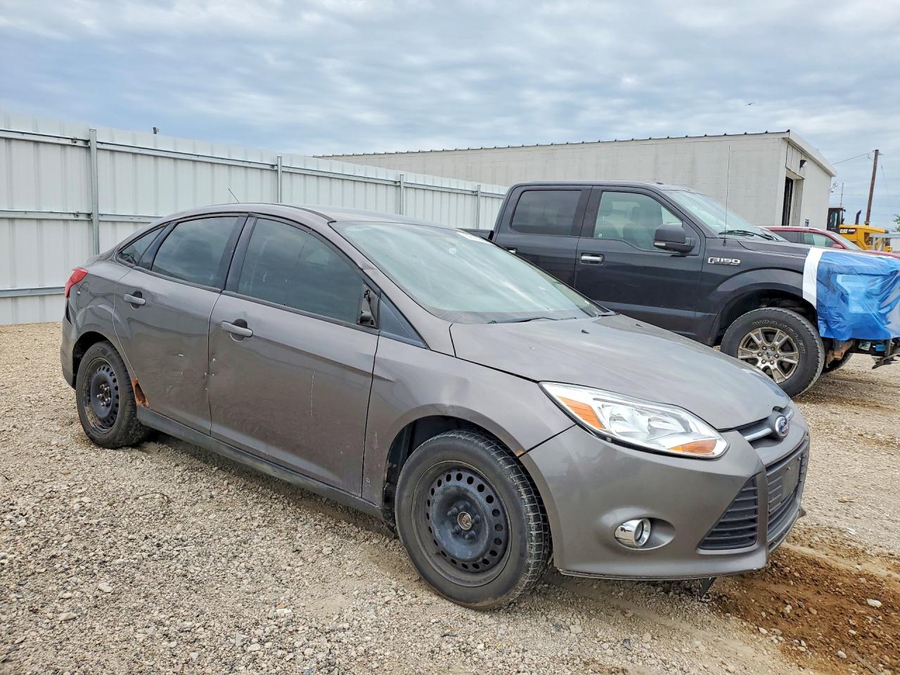 2012 Ford Focus Se Gray vin: 1FAHP3F29CL285606