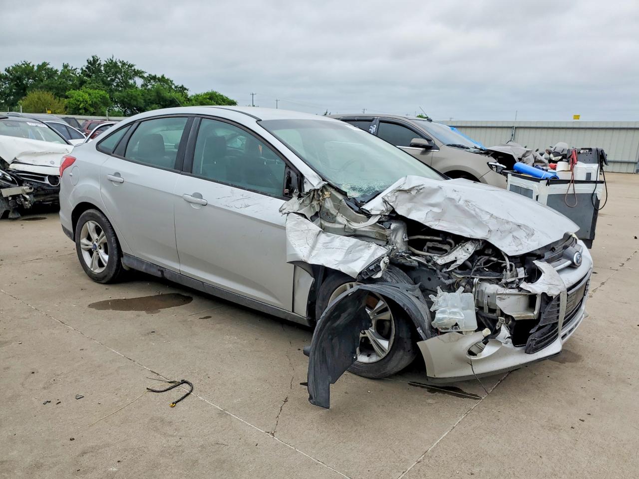 2012 Ford Focus Silver vin: 1FAHP3F29CL294595