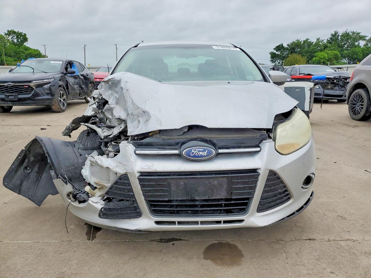 2012 Ford Focus Silver vin: 1FAHP3F29CL294595