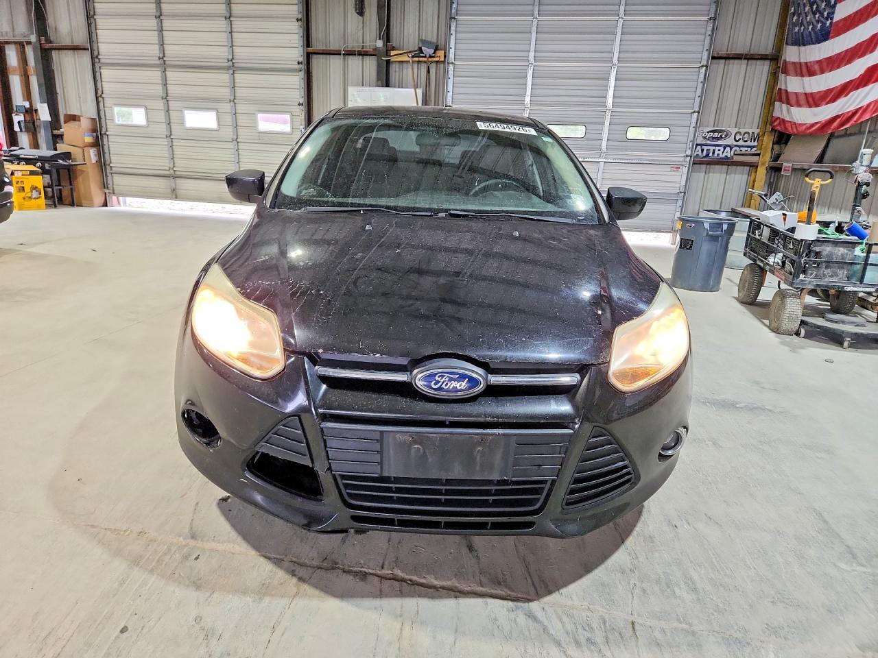 2012 Ford Focus Black vin: 1FAHP3F29CL304297