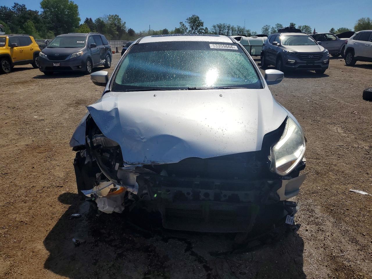 2012 Ford Focus Se Silver vin: 1FAHP3F29CL311802