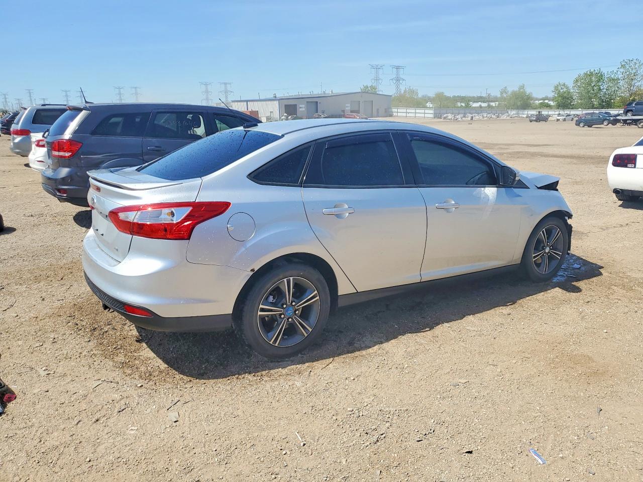 2012 Ford Focus Se Silver vin: 1FAHP3F29CL311802