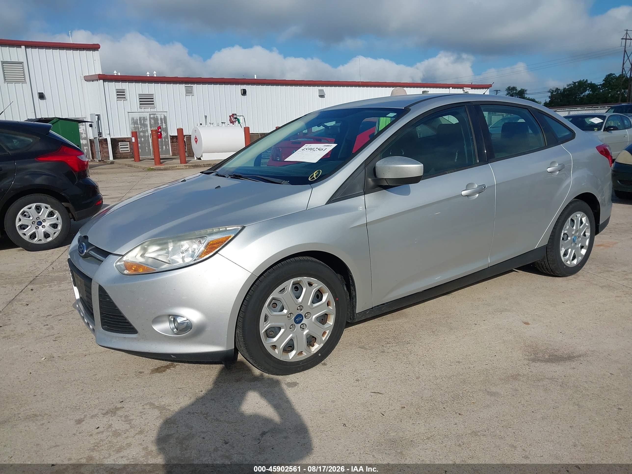 2012 Ford Focus Se Silver vin: 1FAHP3F29CL319169