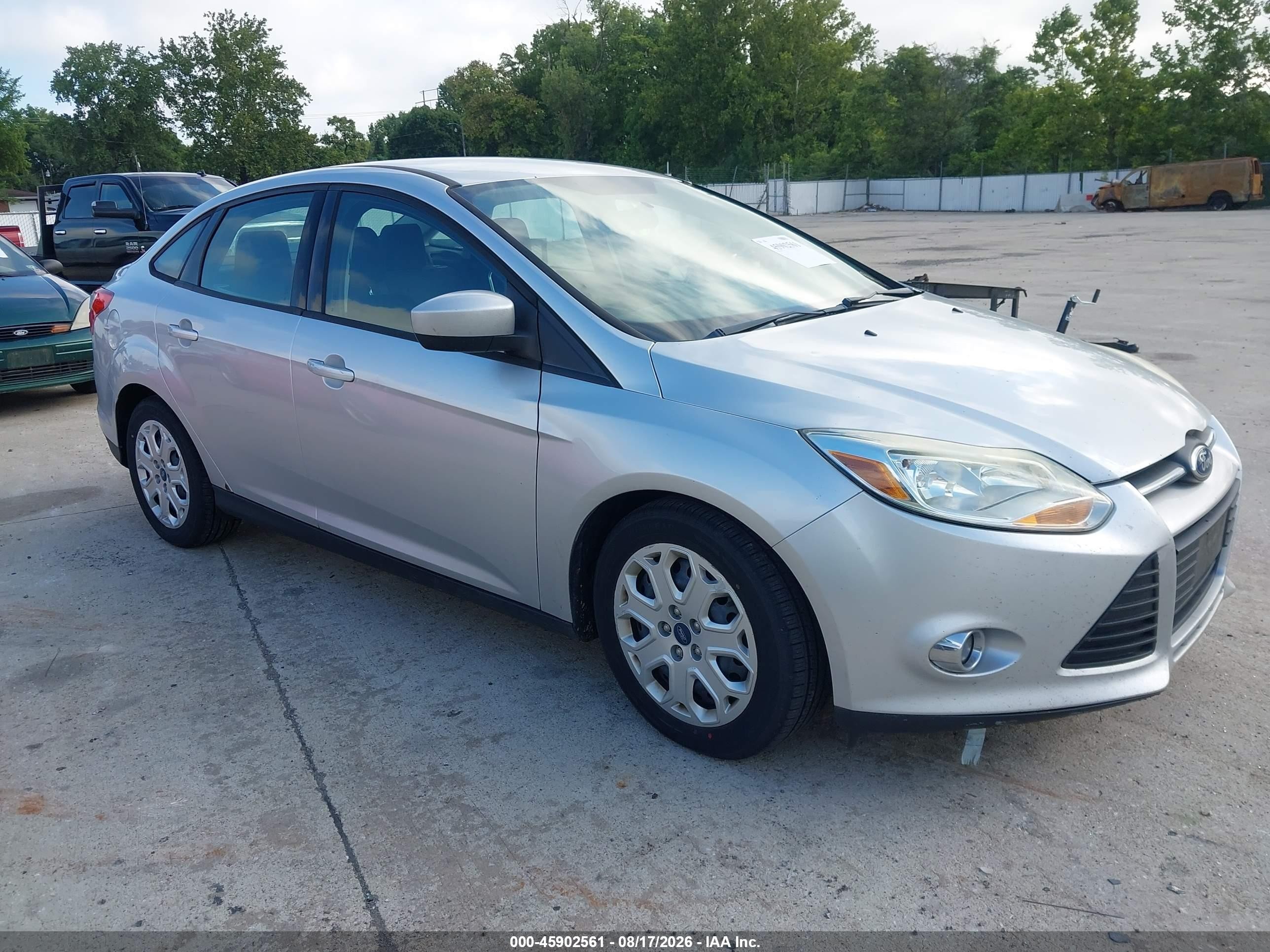 2012 Ford Focus Se Silver vin: 1FAHP3F29CL319169