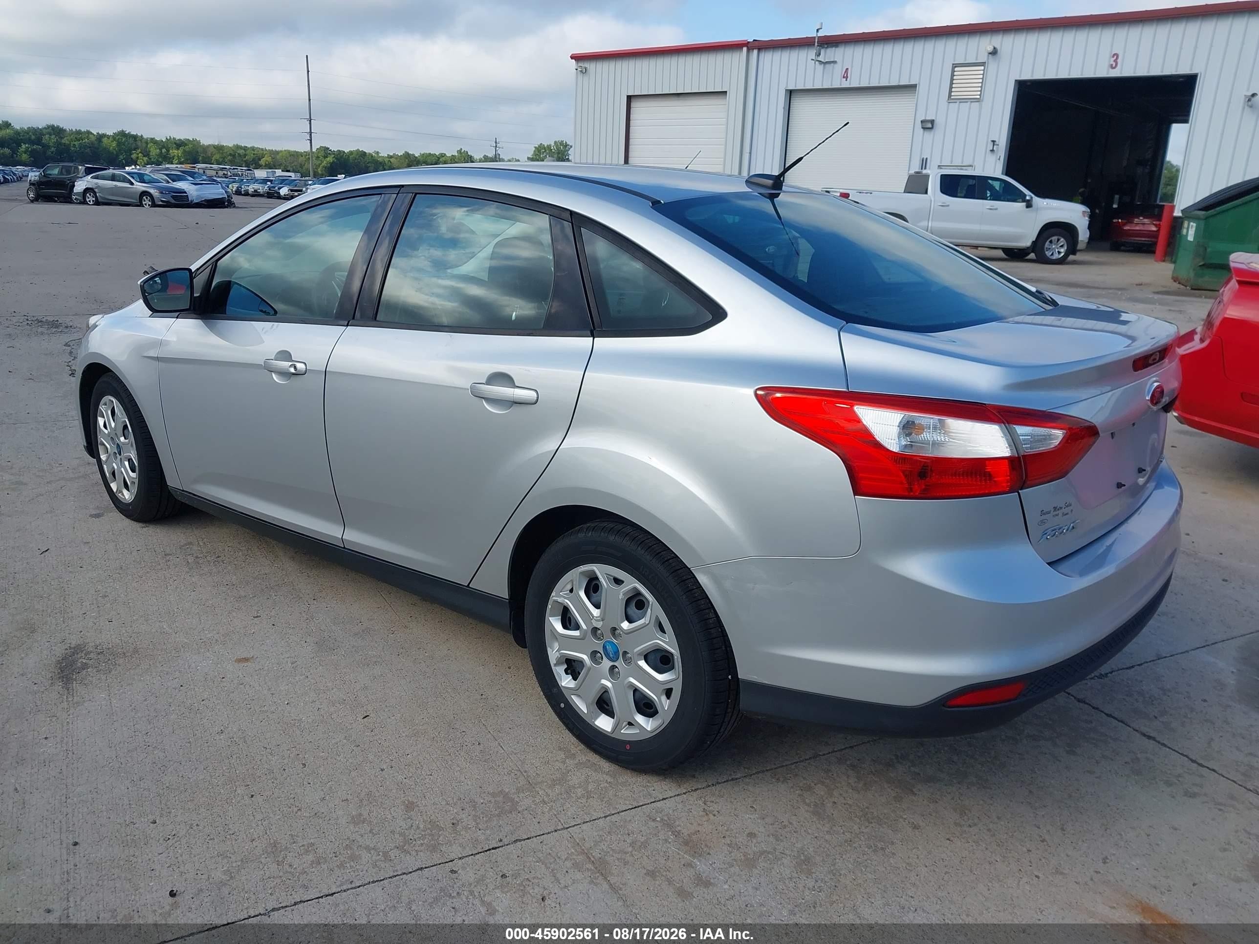 2012 Ford Focus Se Silver vin: 1FAHP3F29CL319169
