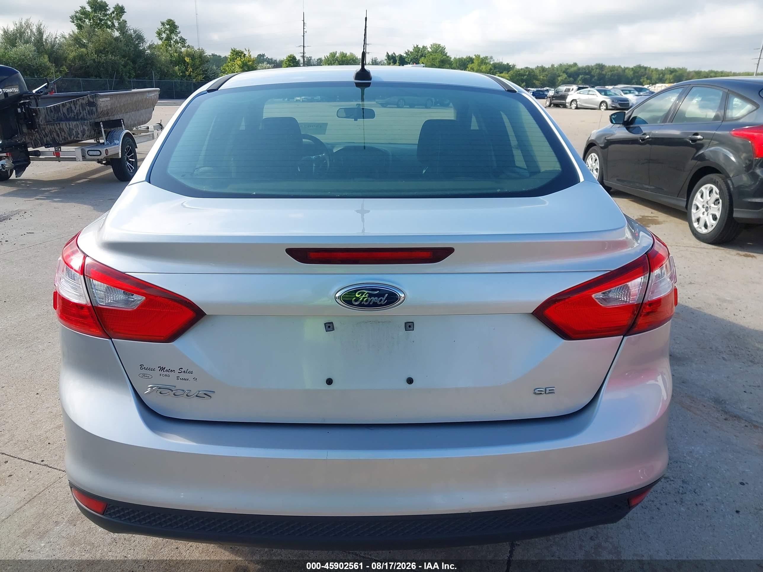 2012 Ford Focus Se Silver vin: 1FAHP3F29CL319169