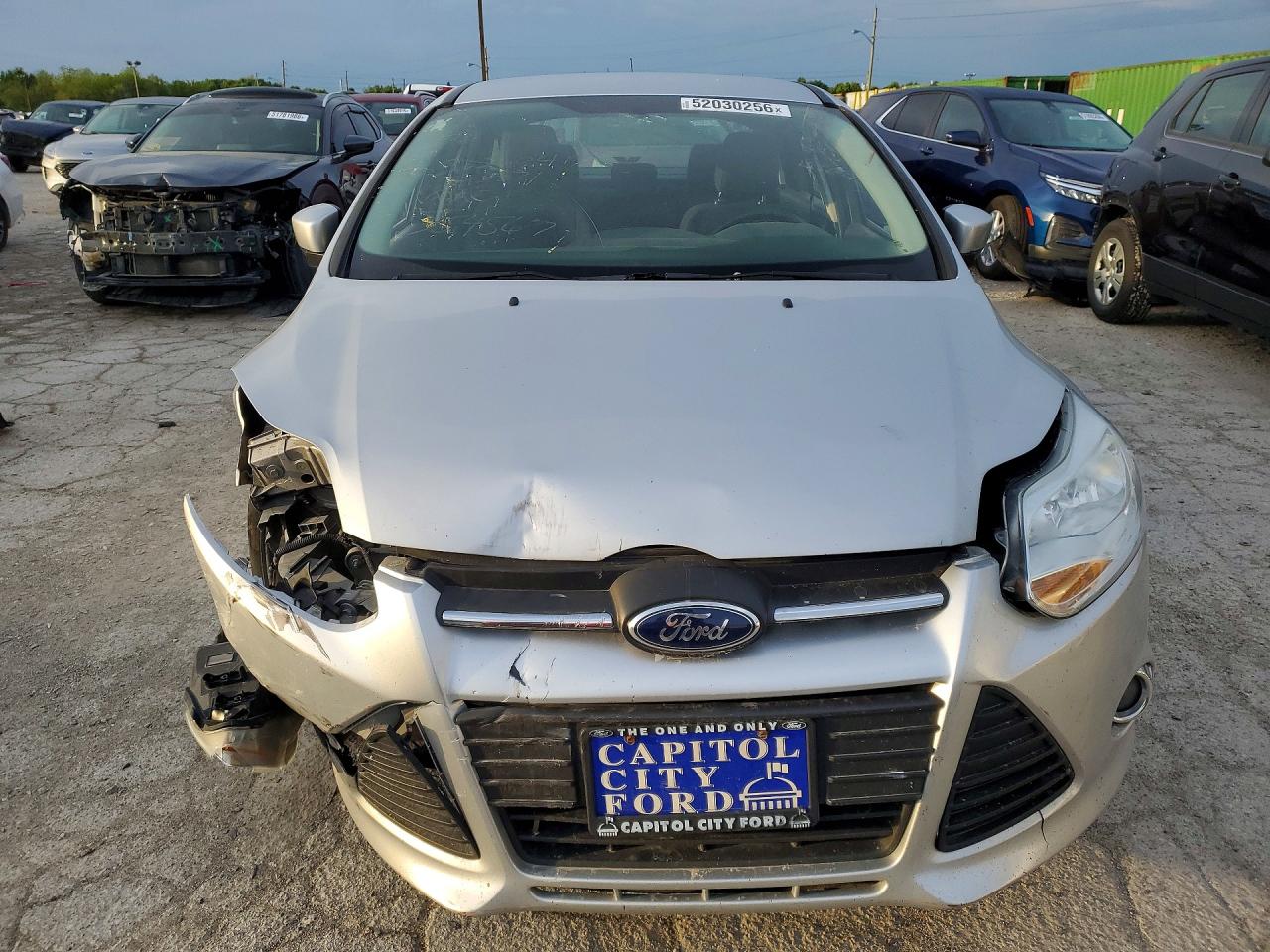 2012 Ford Focus Se Silver vin: 1FAHP3F29CL354567