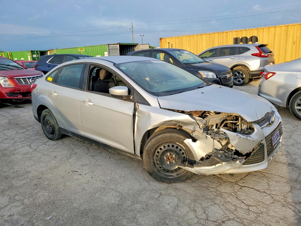 2012 Ford Focus Se Silver vin: 1FAHP3F29CL354567