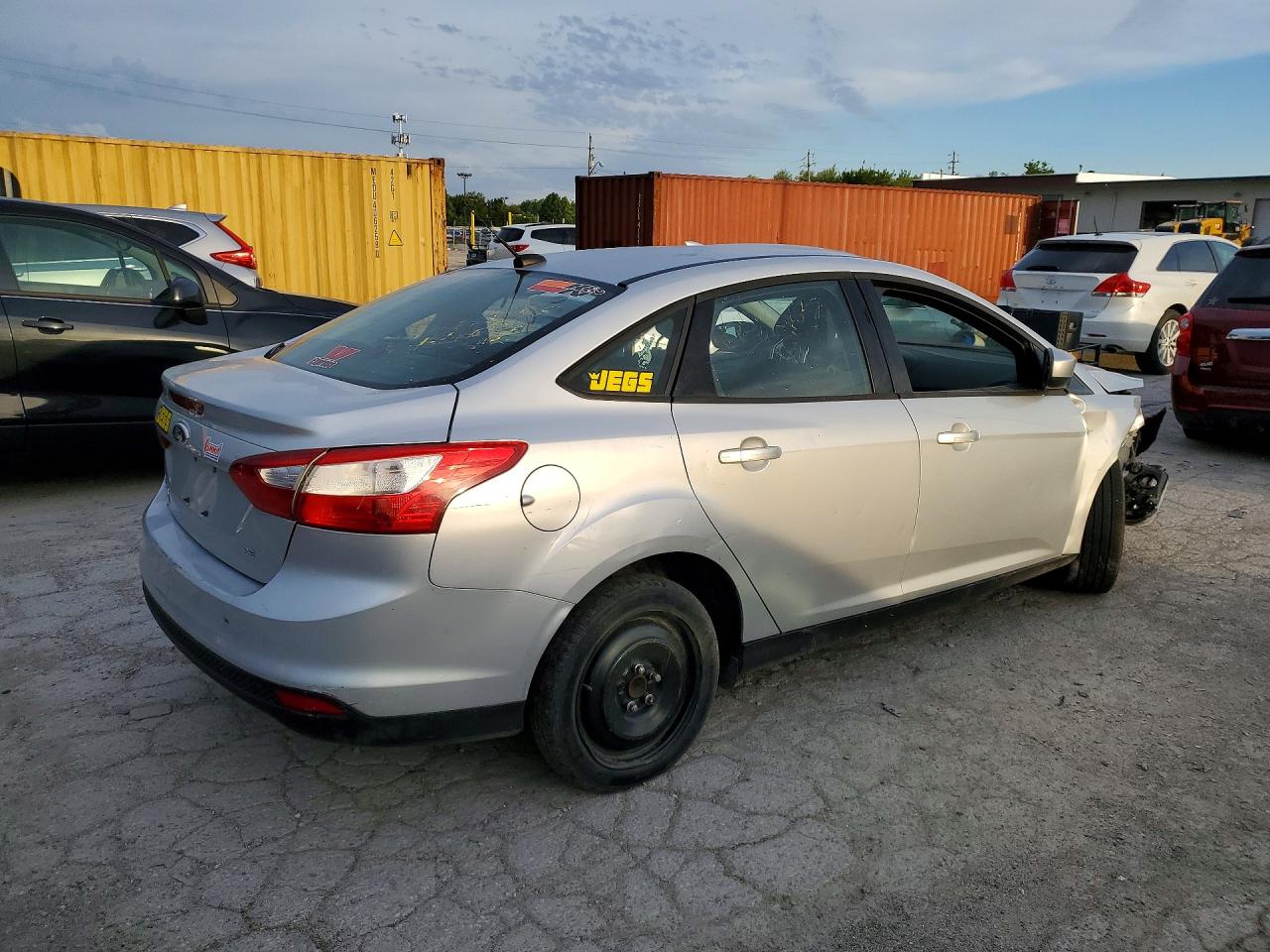 2012 Ford Focus Se Silver vin: 1FAHP3F29CL354567