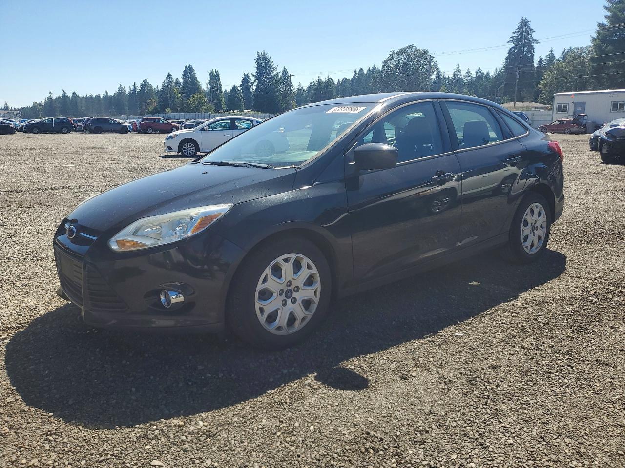 2012 Ford Focus Se Black vin: 1FAHP3F29CL387617