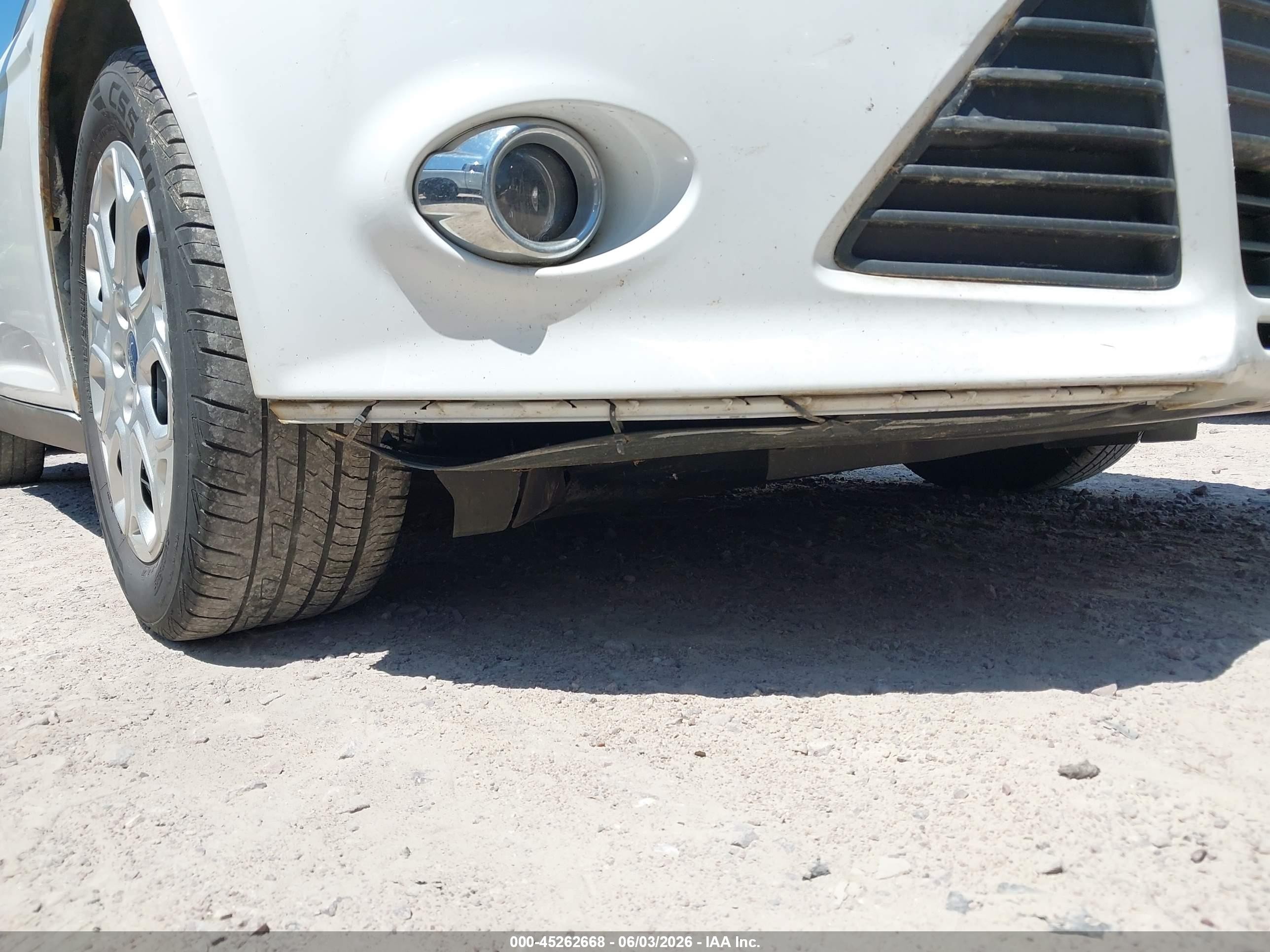 2012 Ford Focus Se White vin: 1FAHP3F29CL404500
