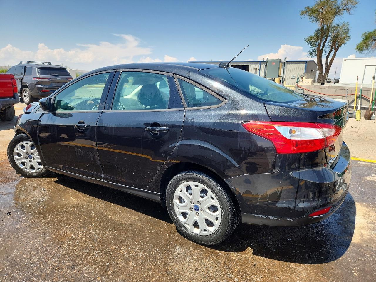 2012 Ford Focus Se Black vin: 1FAHP3F29CL407817