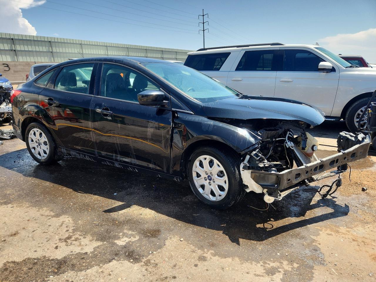 2012 Ford Focus Se Black vin: 1FAHP3F29CL407817