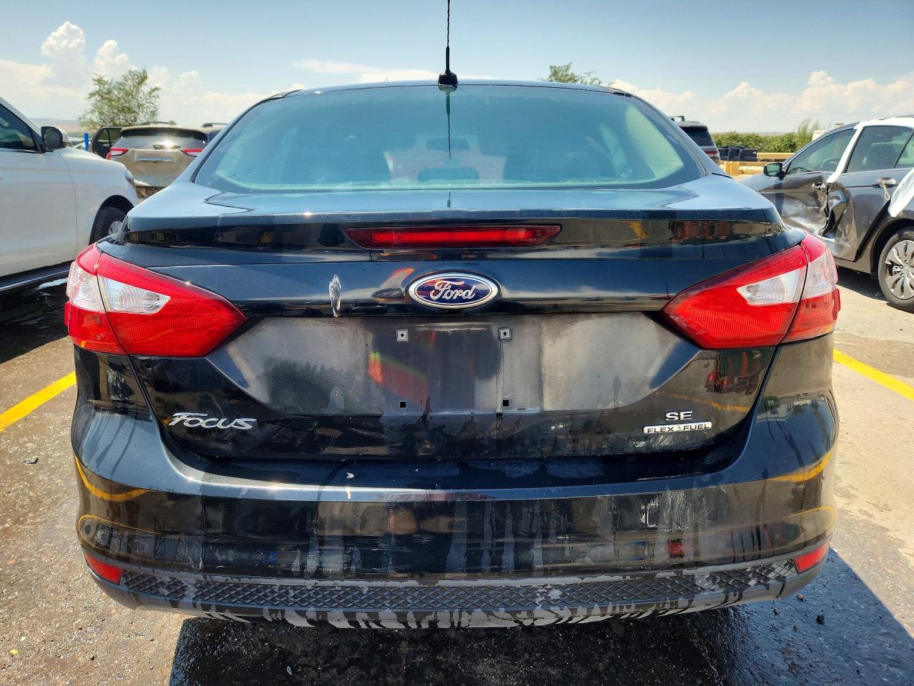2012 Ford Focus Se Black vin: 1FAHP3F29CL407817