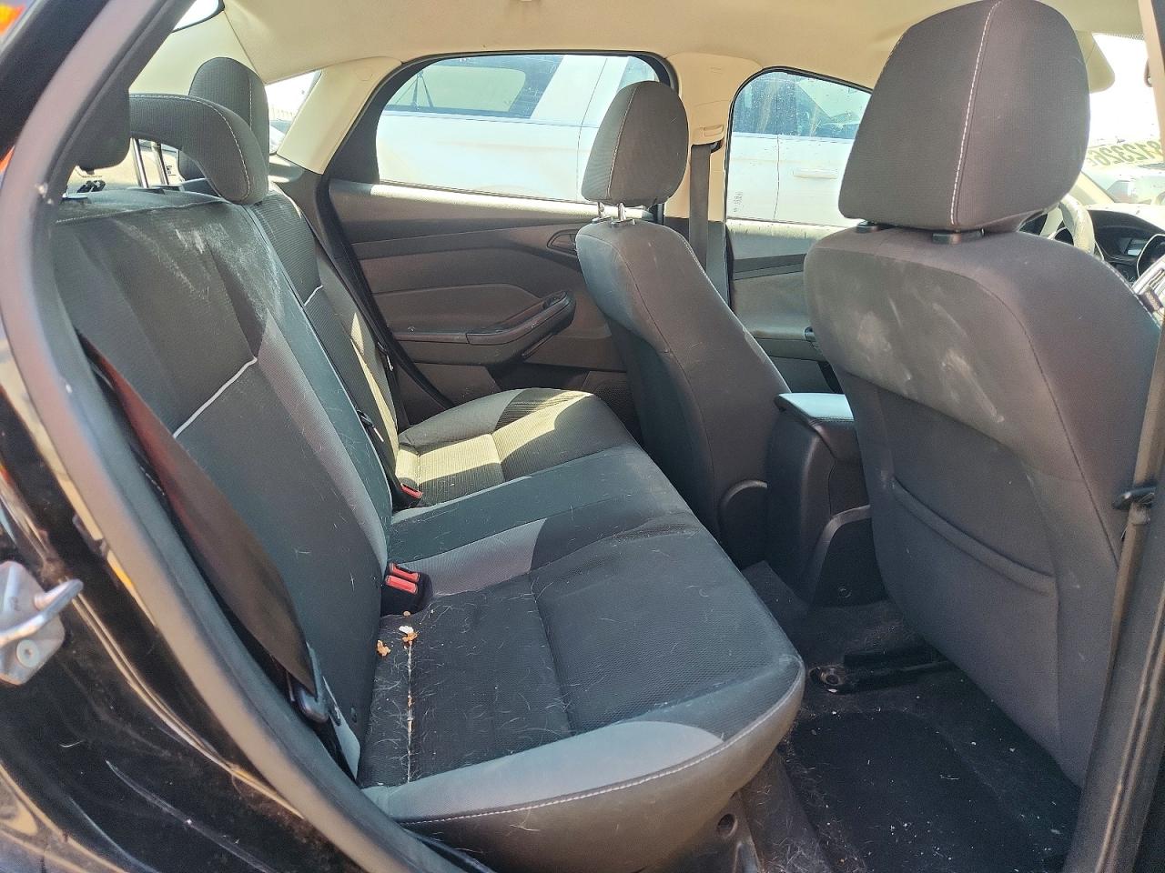 2012 Ford Focus Se Black vin: 1FAHP3F29CL407817