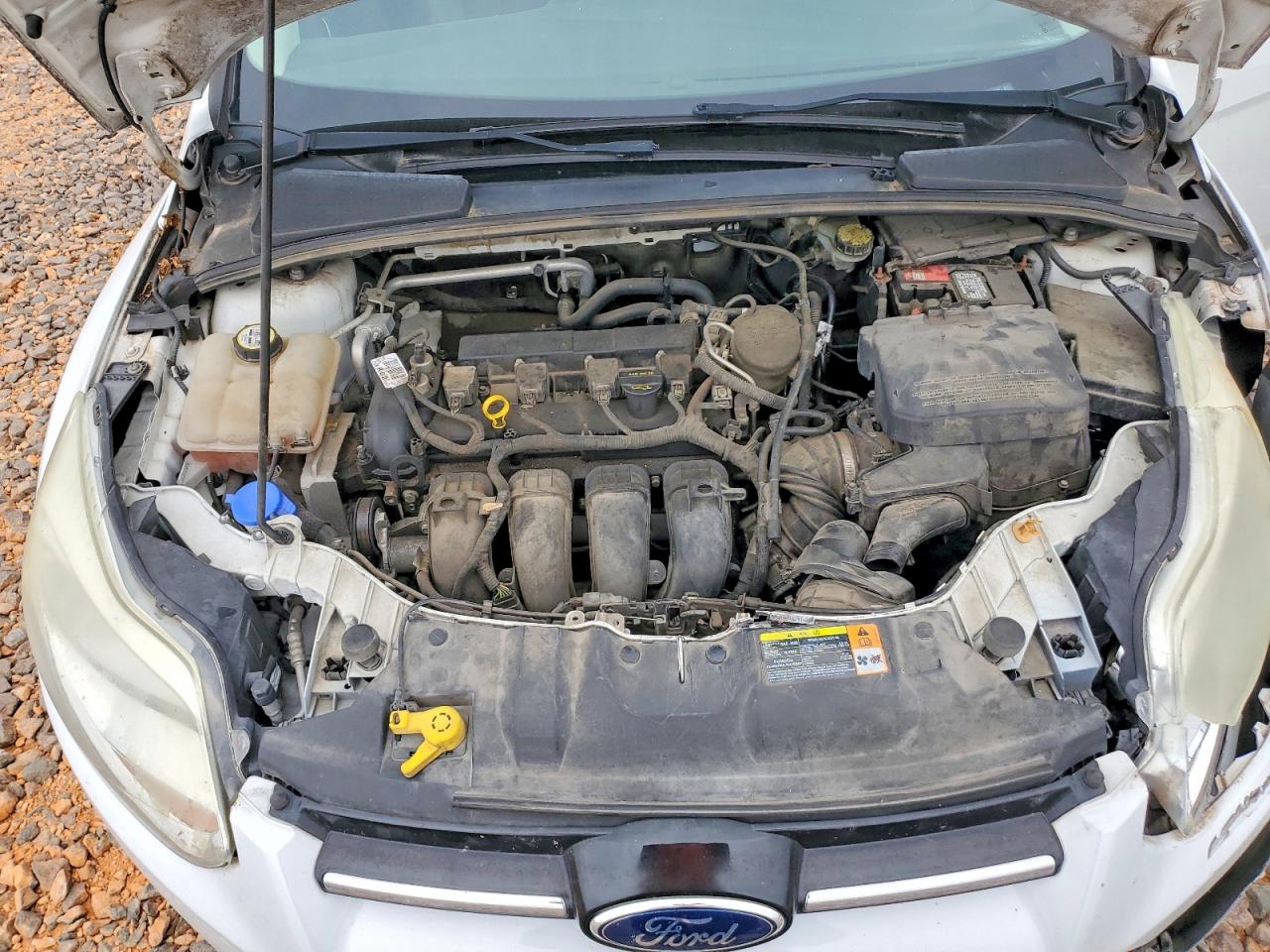 2012 Ford Focus Se White vin: 1FAHP3F29CL416100