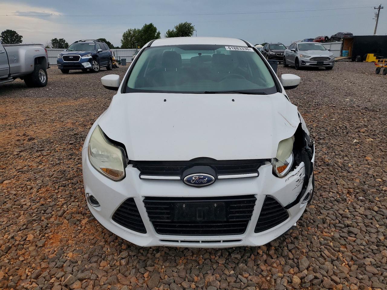 2012 Ford Focus Se White vin: 1FAHP3F29CL416100