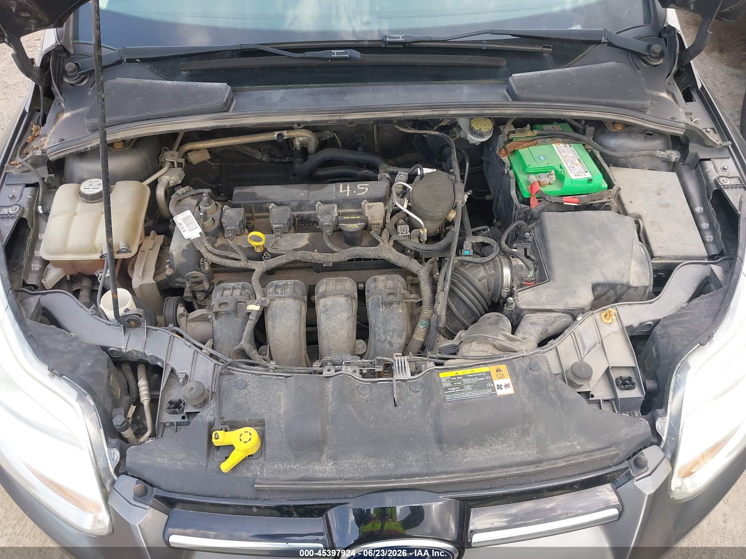 2012 Ford Focus Se Gray vin: 1FAHP3F29CL435441